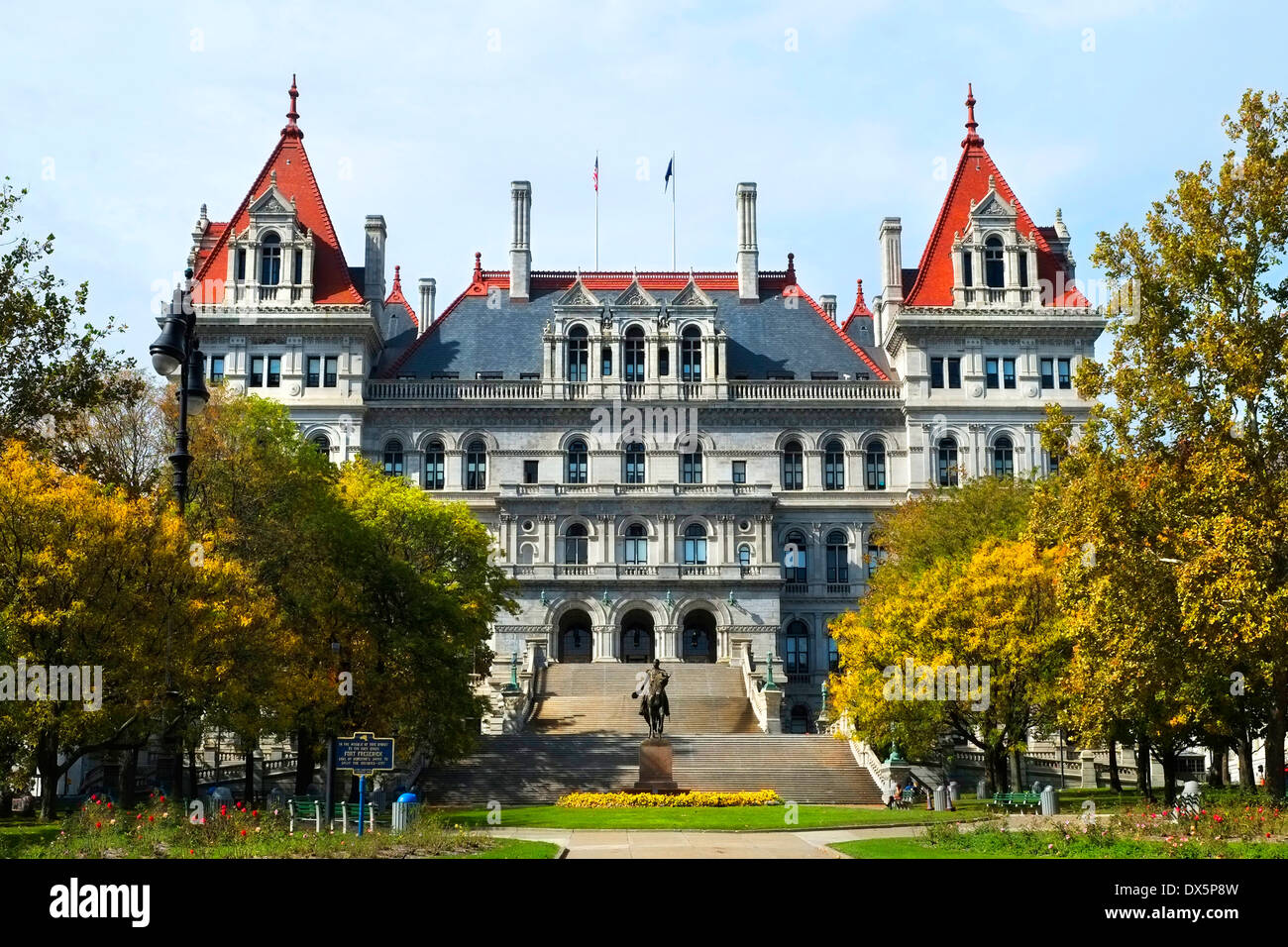 State Capitol Building Statehouse Albany New York NY Capitale Foto Stock
