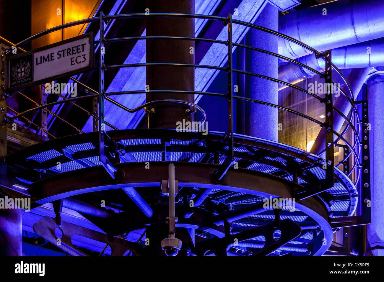 La Lloyd's edificio di assicurazione, Lime Street, Londra, Inghilterra Foto Stock