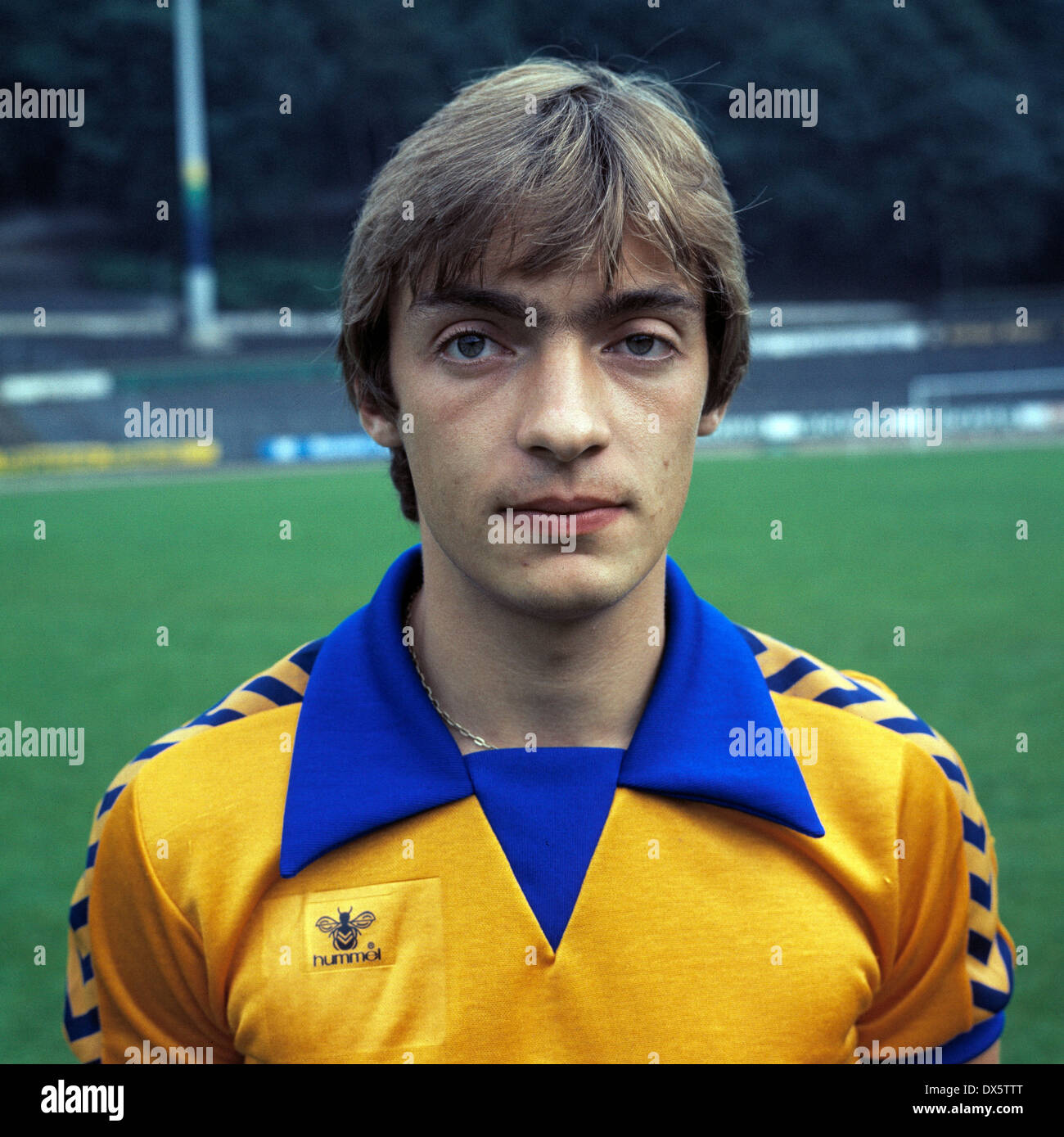 Calcio, 2. Bundesliga Nord, 1977/1978, Wuppertaler SV, presentazione della squadra, ritratto Frank Hanisch Foto Stock