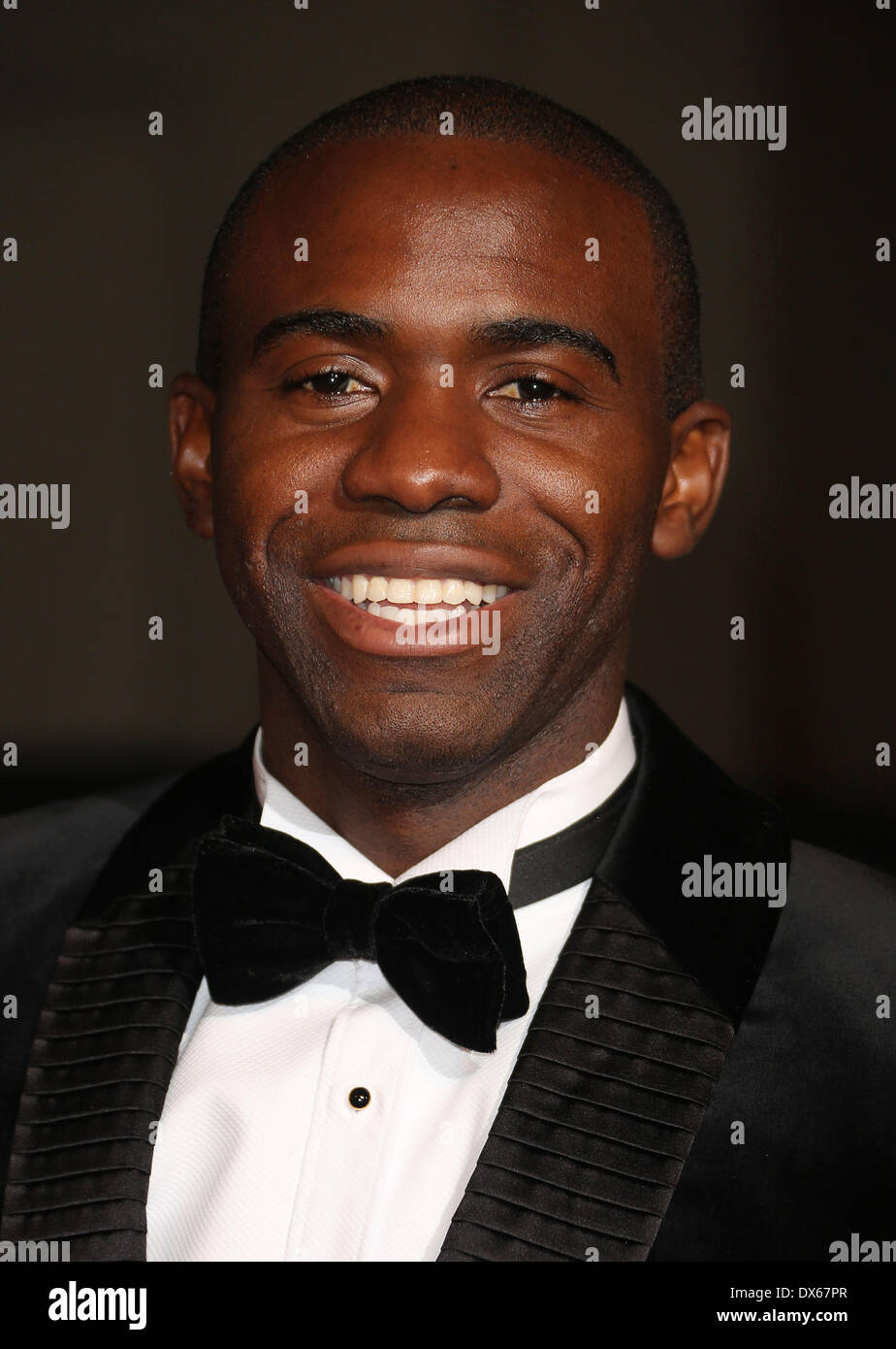 Fabrice Muamba Daily Mirror Pride of Britain Awards 2012 tenutasi presso la struttura Grosvenor House Hotel - Gli arrivi di Londra - Inghilterra - 29.10.12 con: Fabrice Muamba dove: Londra, Regno Unito quando: 29 Ott 2012 Foto Stock