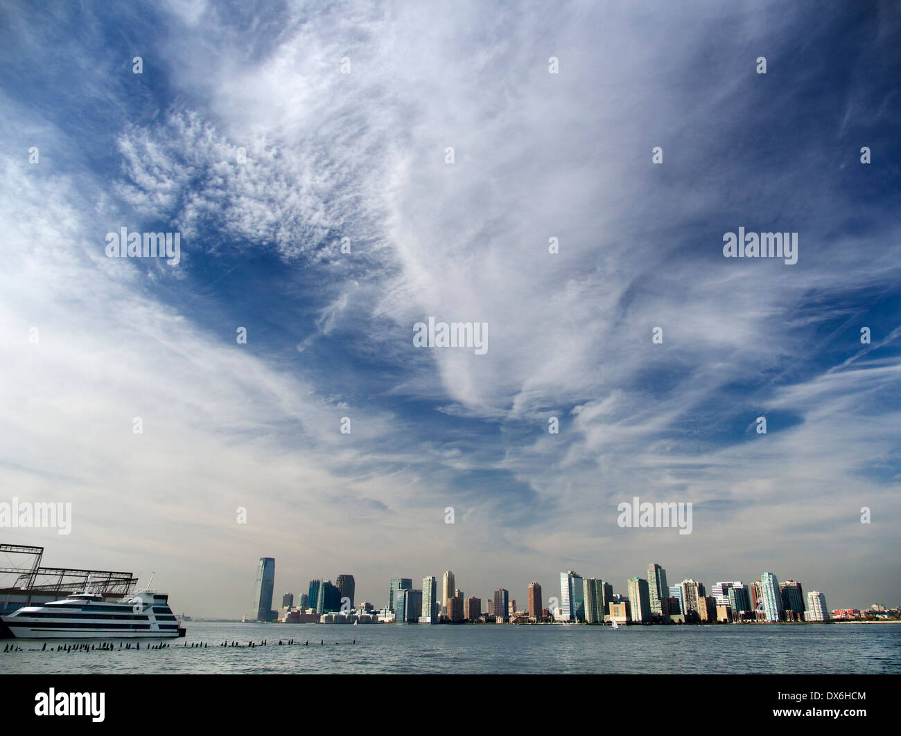 New Jersey - dello skyline di New York, Stati Uniti d'America Foto Stock
