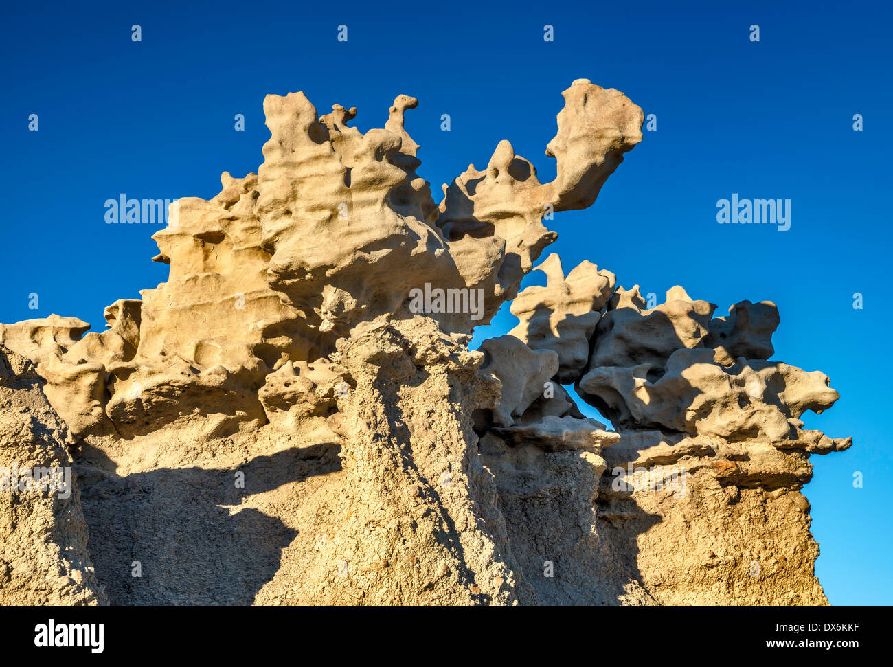 Il cammello, siltstone rock formazione al fantasy canyon, vicino primaverile, Utah, Stati Uniti d'America Foto Stock