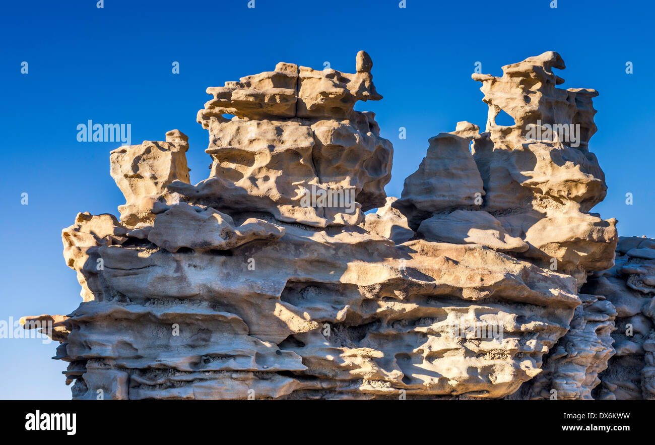 Siltstone formazioni rocciose a fantasy canyon, vicino primaverile, Utah, Stati Uniti d'America Foto Stock