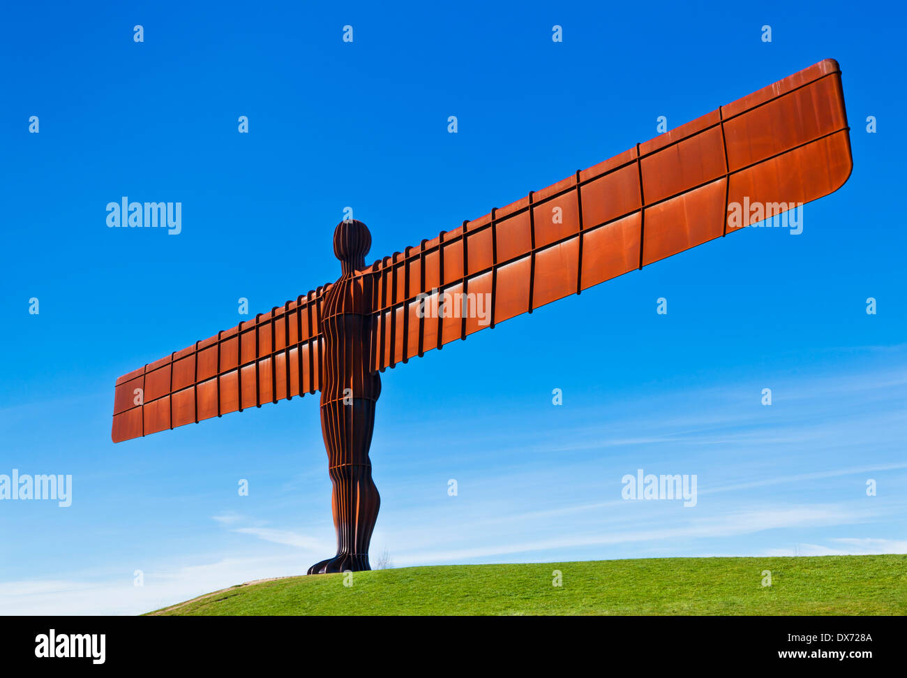 Angel of the North Gateshead una scultura di Antony Gormley Gateshead Newcastle-upon-Tyne Inghilterra GB UK Europe Foto Stock
