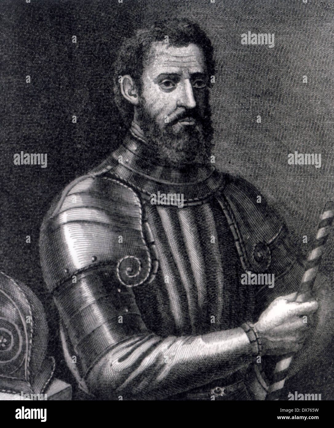 GIOVANNI da Verrazzano (1485-1528) fiorentina explorer in America del Nord Foto Stock