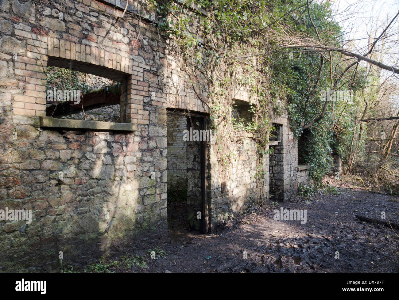 Fussells Old Iron Works, Mells, Somerset, Inghilterra, Regno Unito Foto Stock