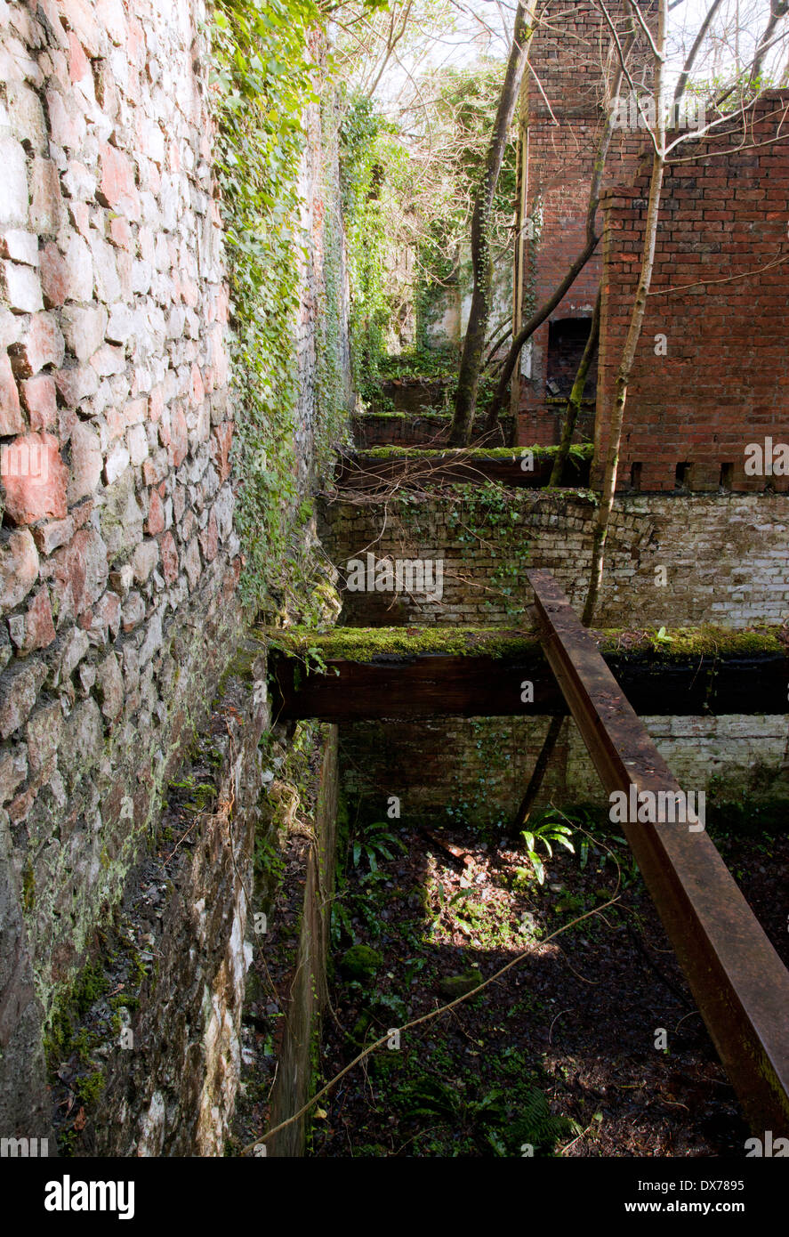 Fussells Old Iron Works, Mells, Somerset, Inghilterra, Regno Unito Foto Stock