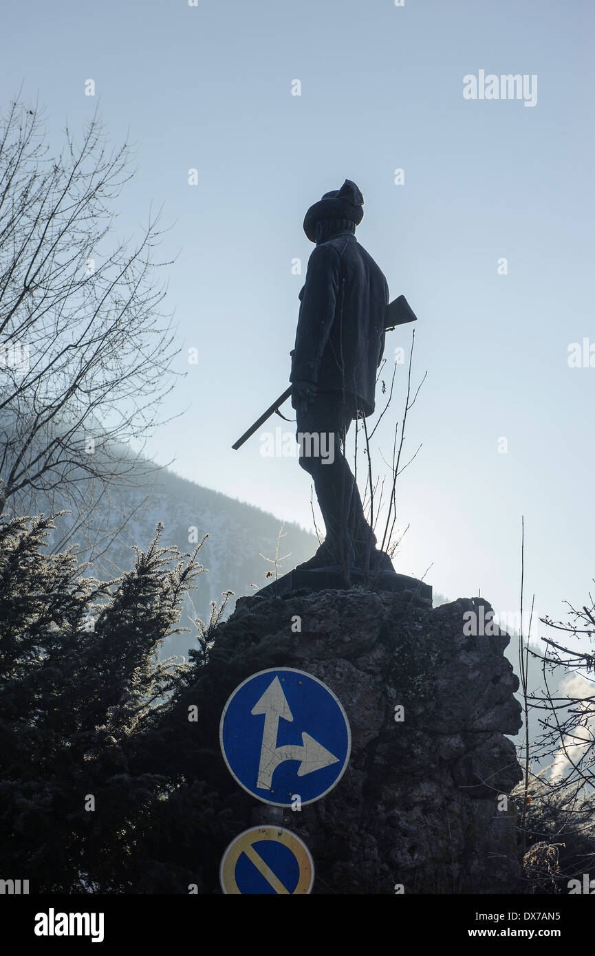 Monumento Prinzregent Luitpold di Baviera, Oberstdorf, Allgäu, Germania Foto Stock