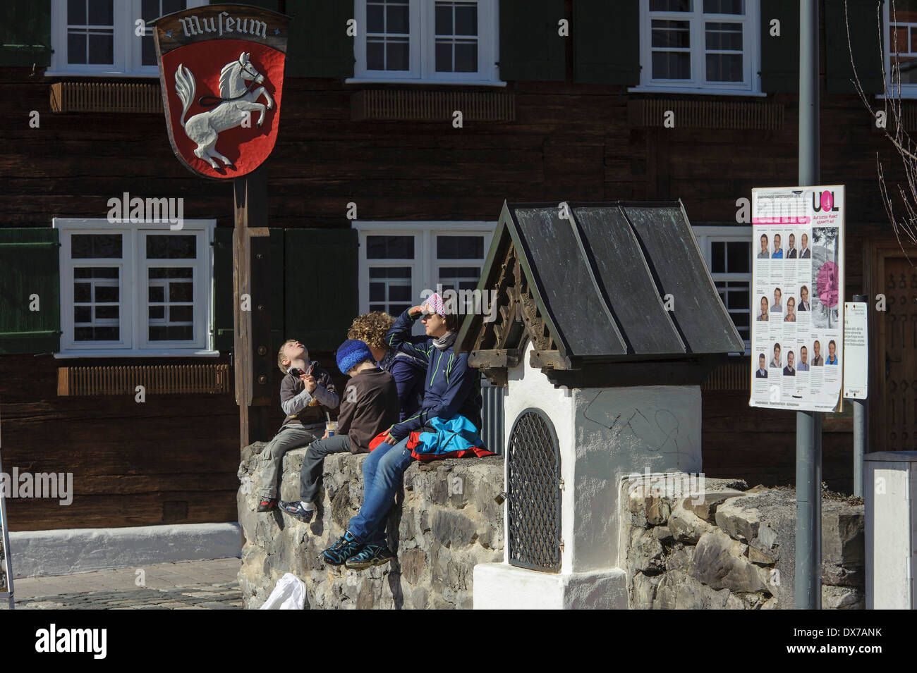 Museo a Oberstdorf, Algovia, Baviera, Germania Foto Stock