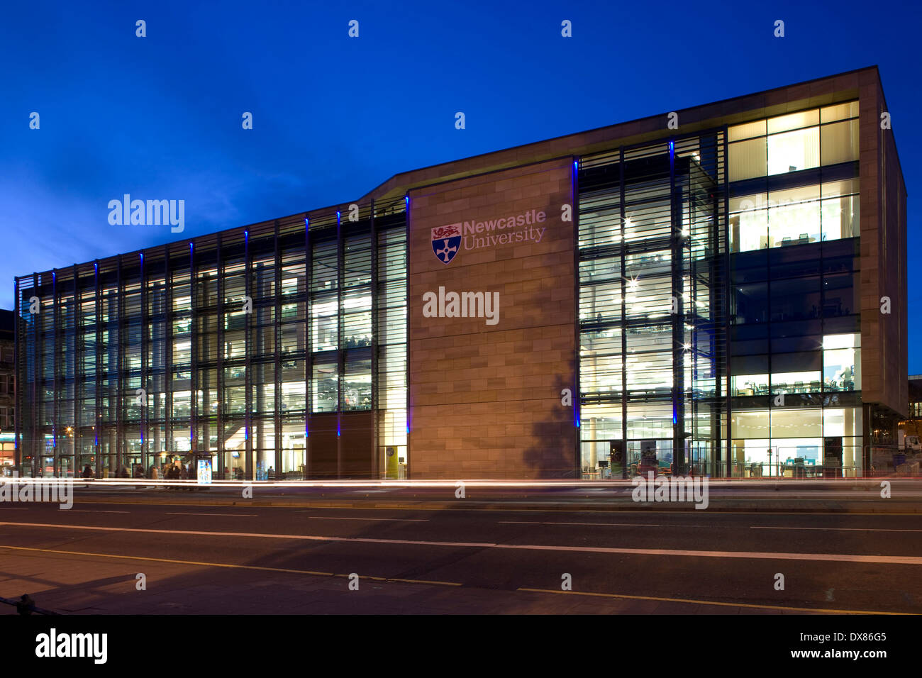 Porta del Re Servizi agli studenti la costruzione presso l'Università di Newcastle Foto Stock