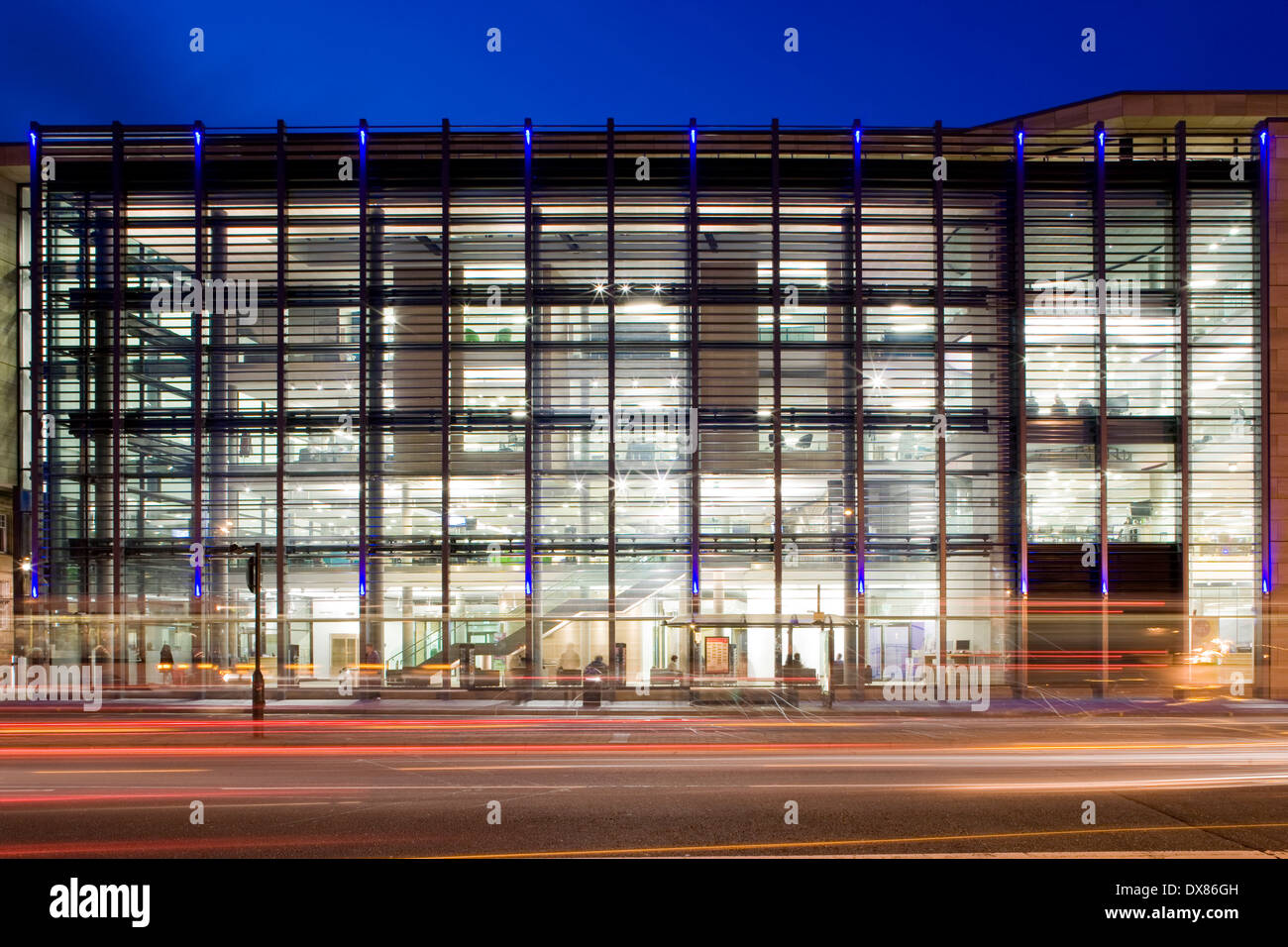 Porta del Re Servizi agli studenti la costruzione presso l'Università di Newcastle Foto Stock