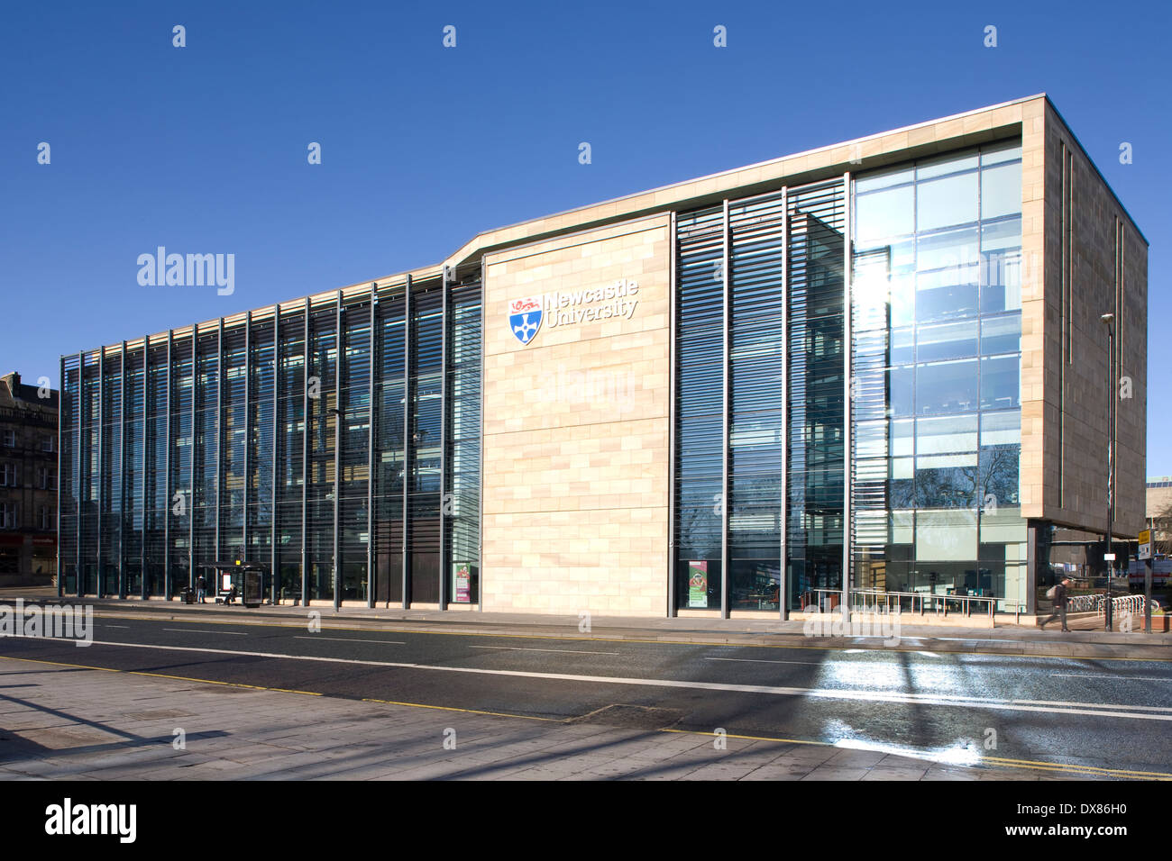 Porta del Re Servizi agli studenti la costruzione presso l'Università di Newcastle Foto Stock