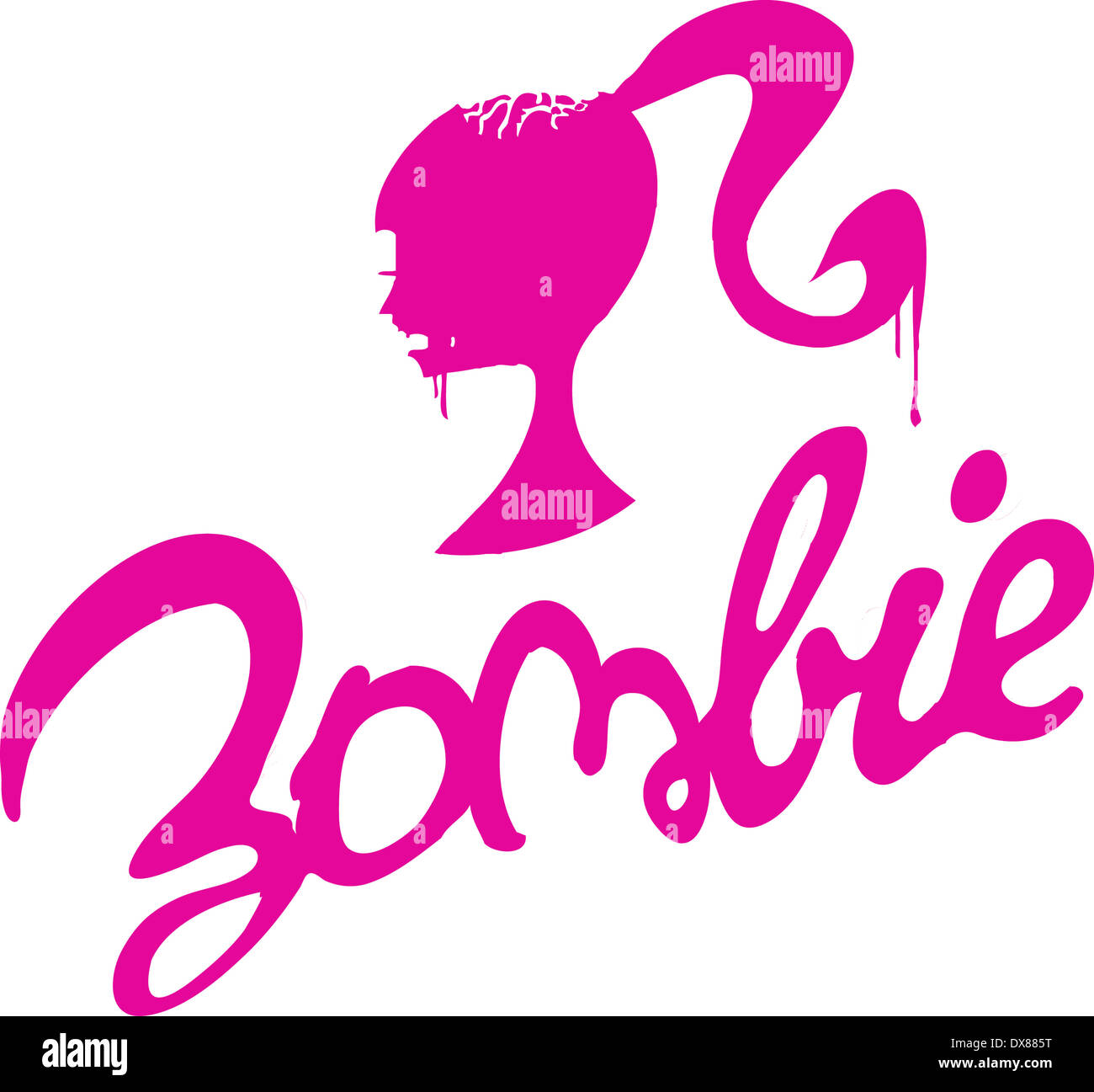 10 Classico logo ri-immaginato per le Zombie Apocalypse ecco un subdolo anteprima di quello che il nostro mondo sarebbe simile se zombie ha preso o Foto Stock