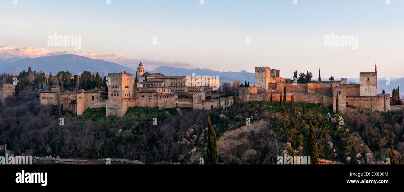 Granada, La Alhambra Foto Stock