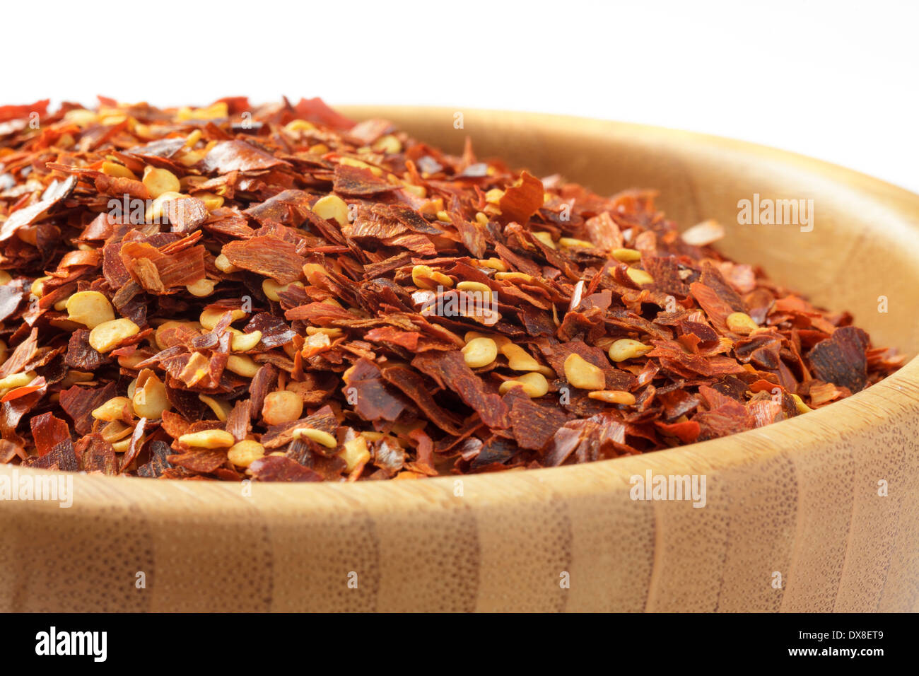 Scaglie di peperoncino Foto Stock