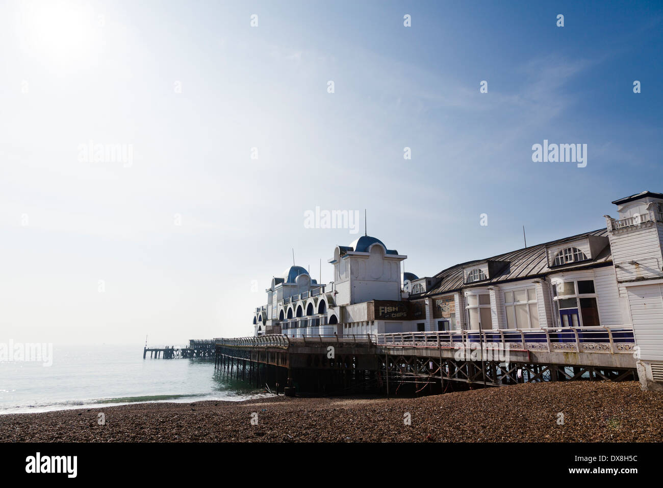 South Parade Pier a Southsea. Foto Stock