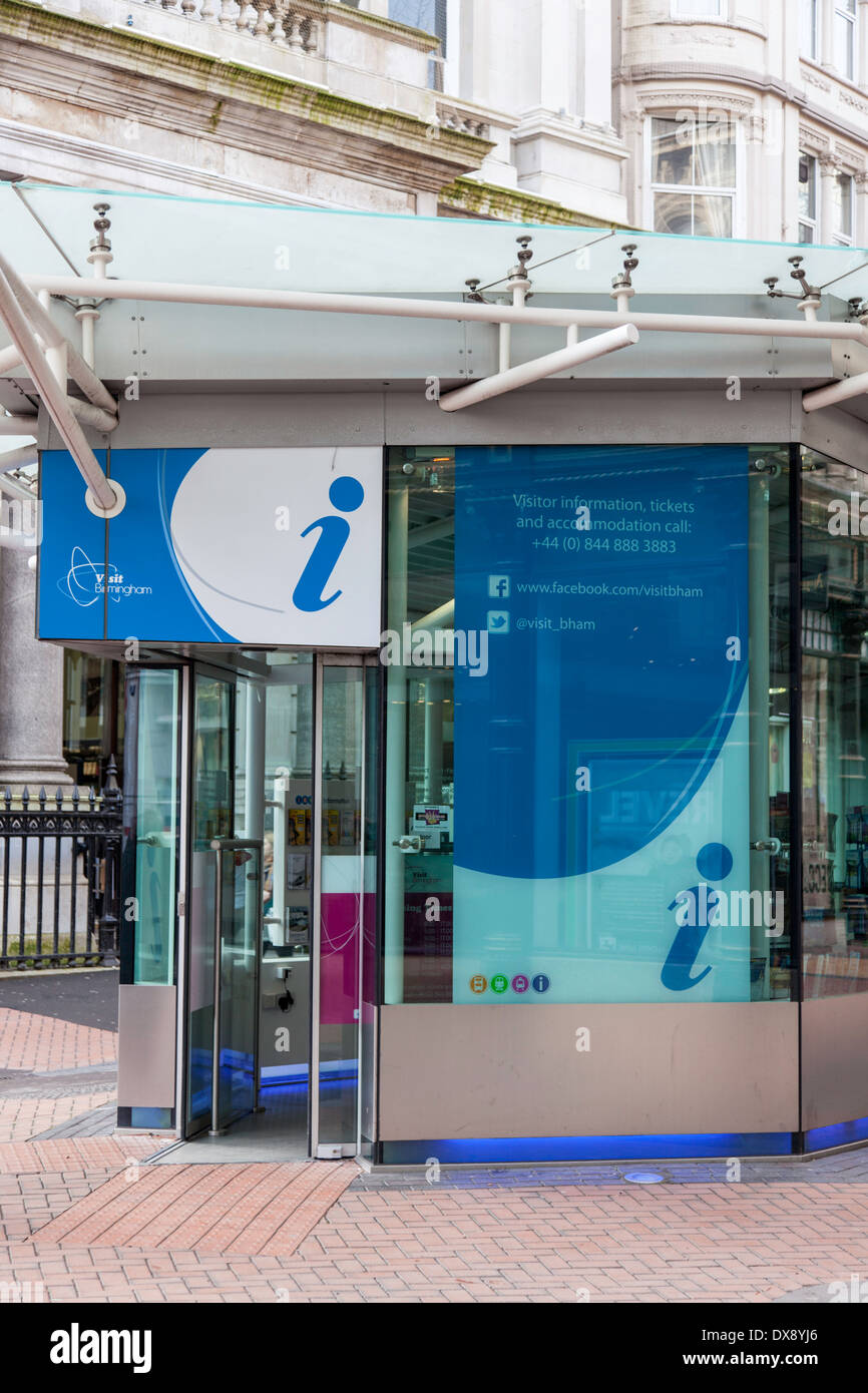 Centro informazioni turistiche, Birmingham, Inghilterra, Regno Unito Foto Stock