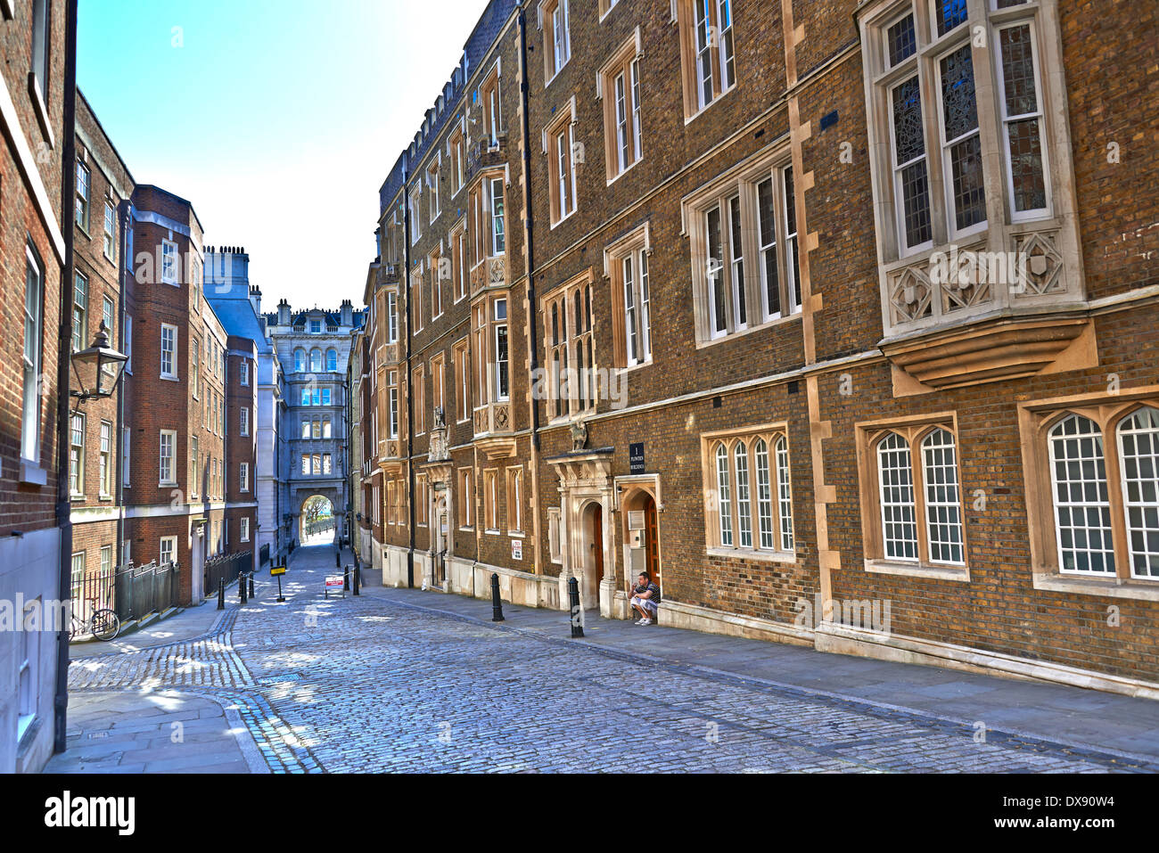 Inner Temple e Middle Temple. Il nucleo del distretto si trova nella città di Londra e consiste di due locande della corte Foto Stock