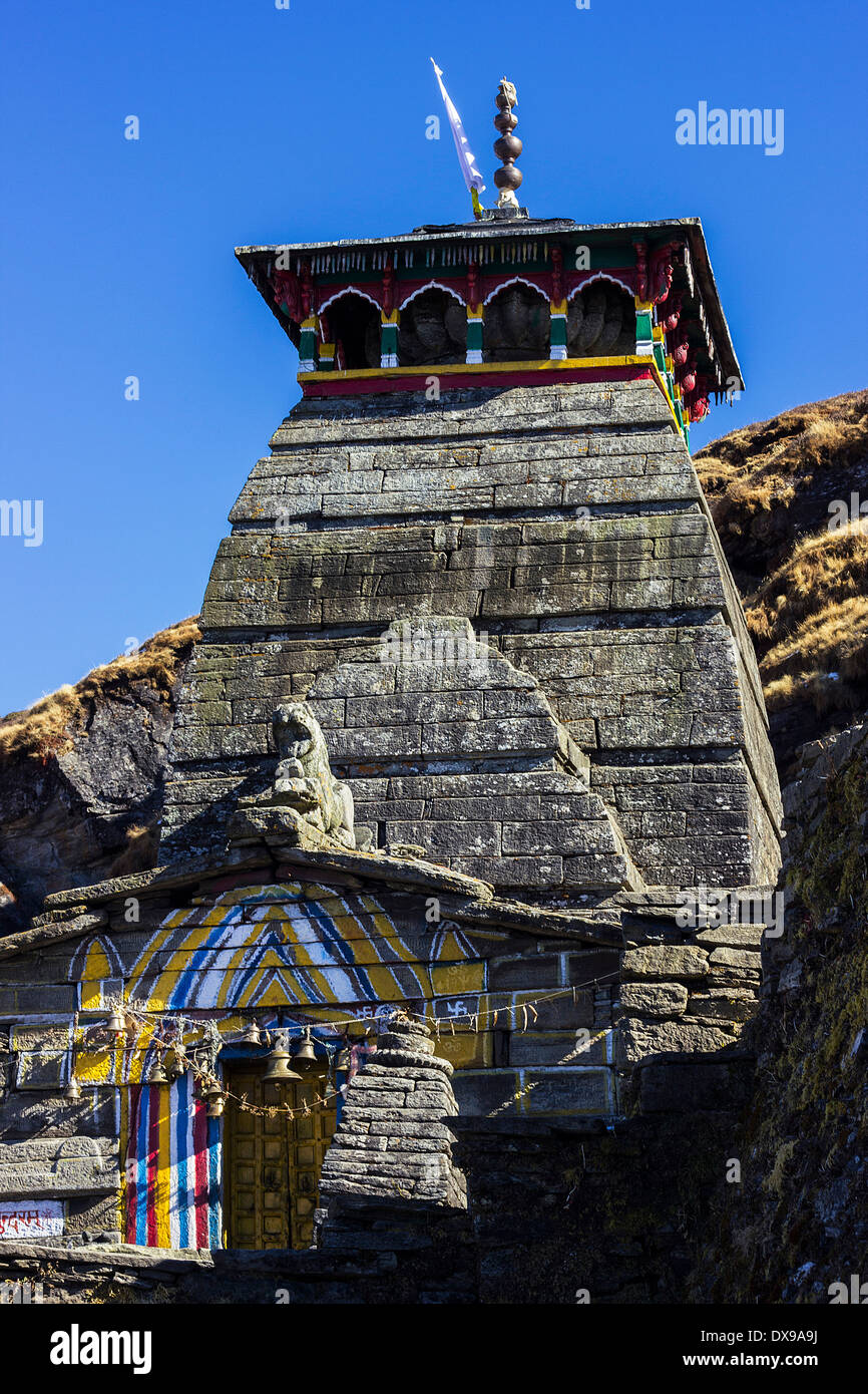 Tungnath tempio; Uttarakhand Foto Stock