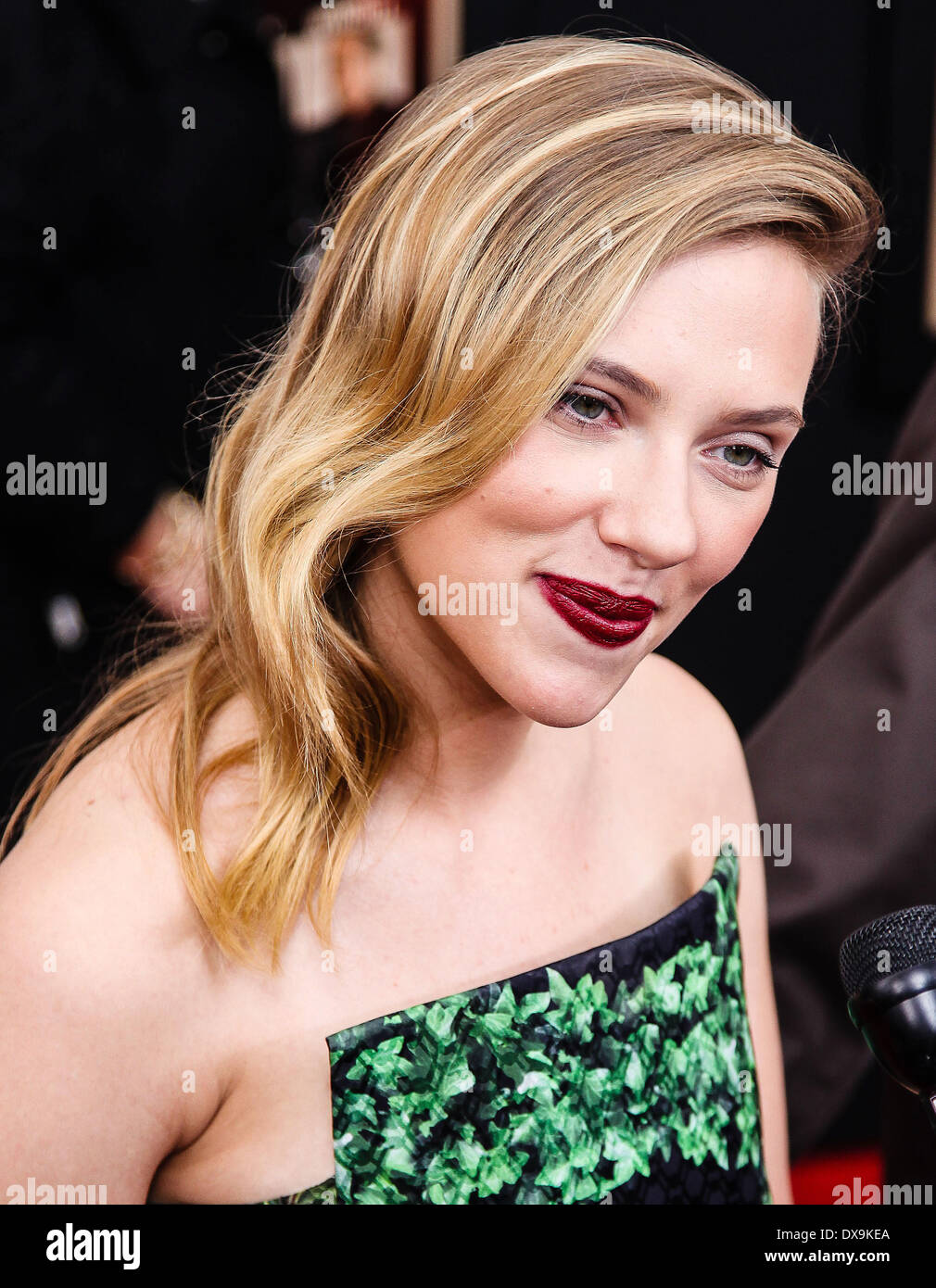 Scarlett Johansson, alla 'Hitchcock' premiere al Teatro Ziegfeld. Dotato di: Scarlett Johansson dove: New York City, Onu Foto Stock