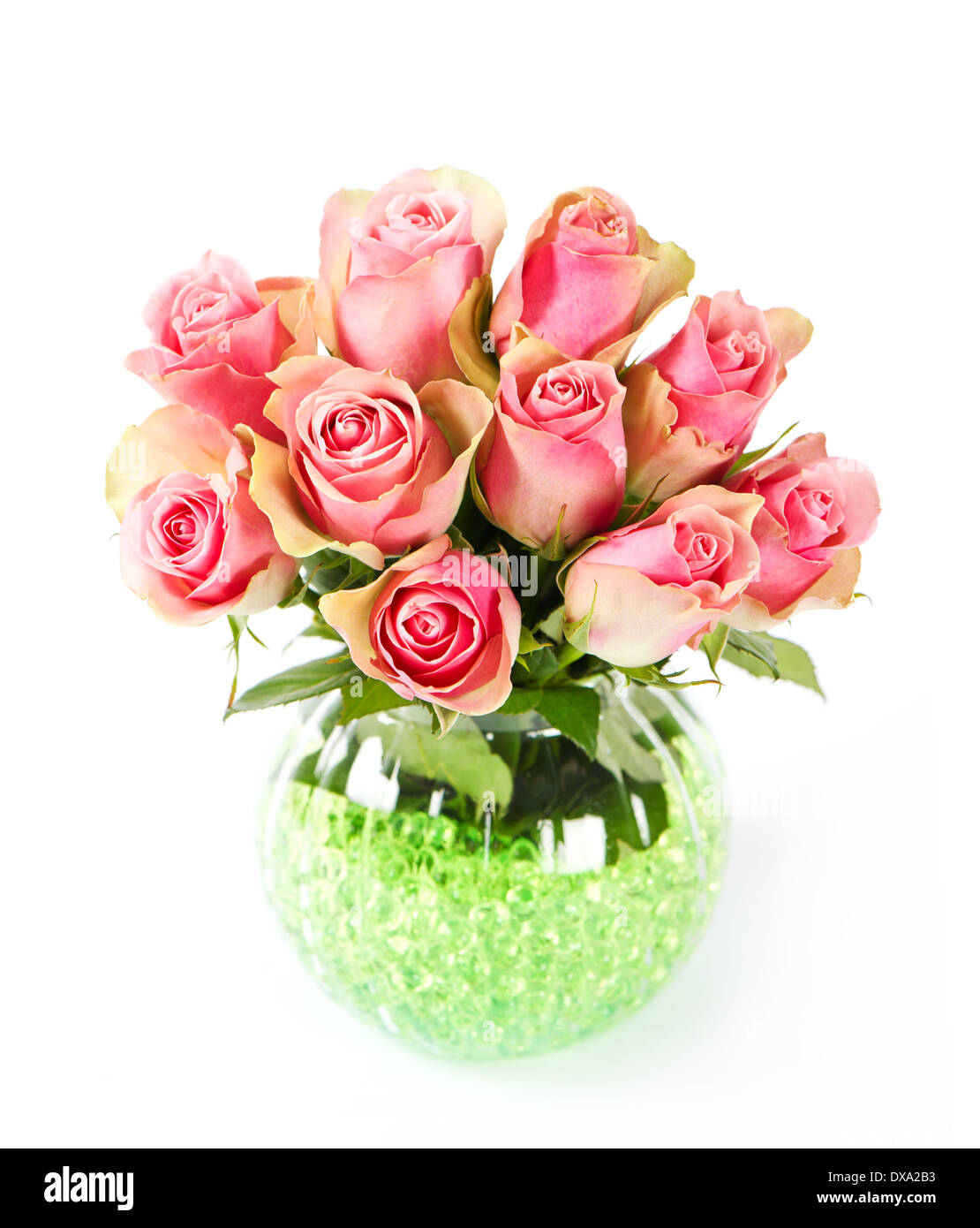 Bellissimo bouquet di rose Foto Stock