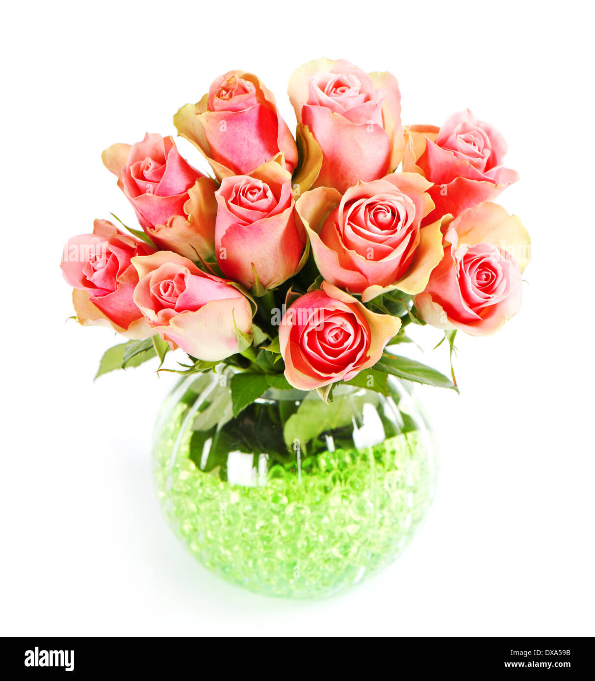 Bellissimo bouquet di rose Foto Stock