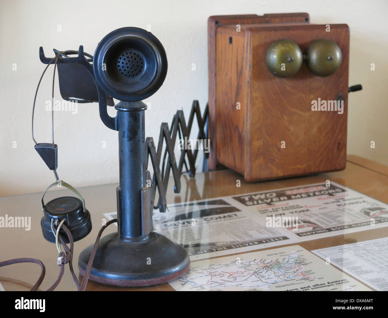 Il centro storico di Venezia deposito dei treni, Venezia, Florida, Stati Uniti d'America Foto Stock