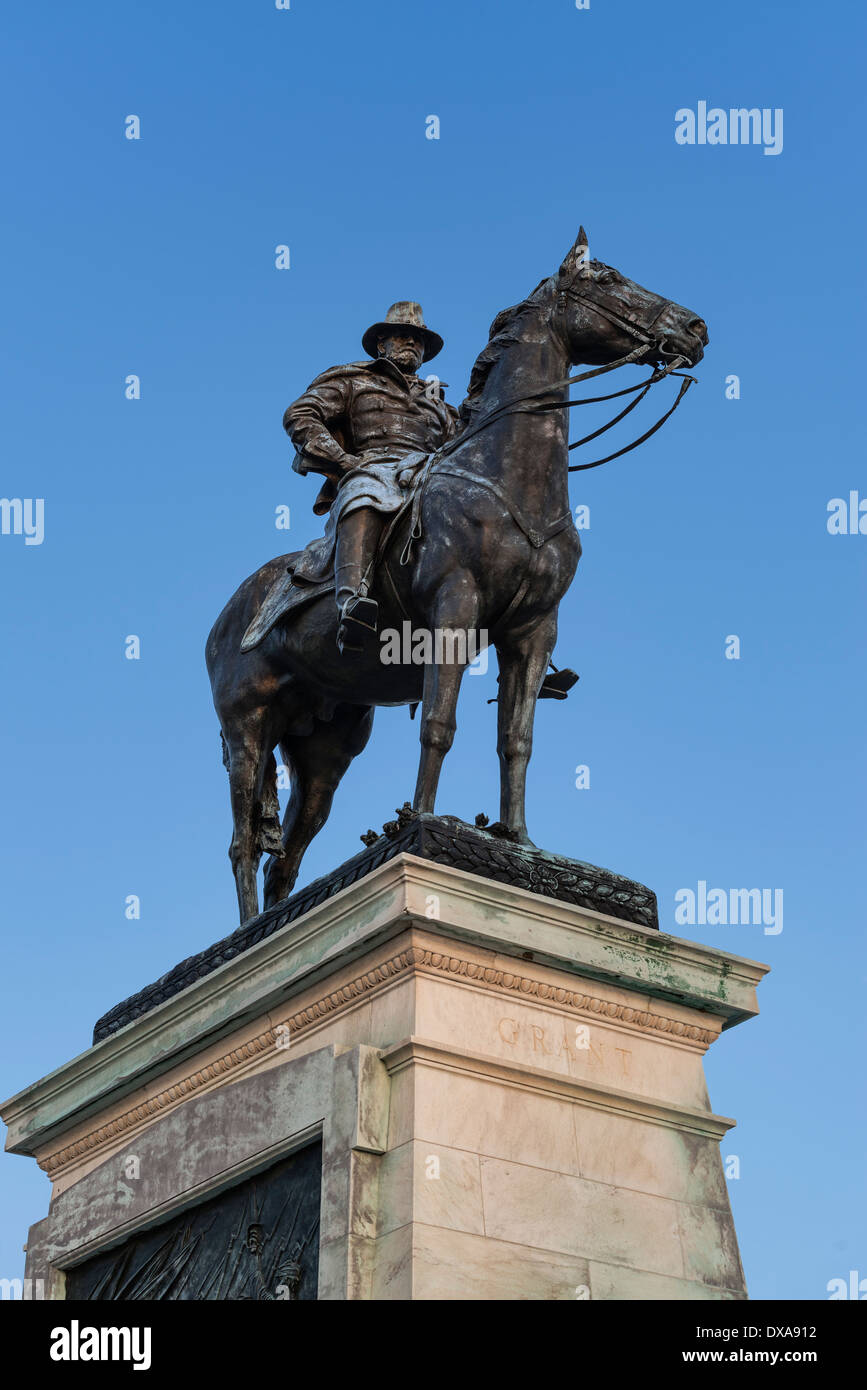 Ulisse S. Grant Memorial, Washington D.C., USA Foto Stock