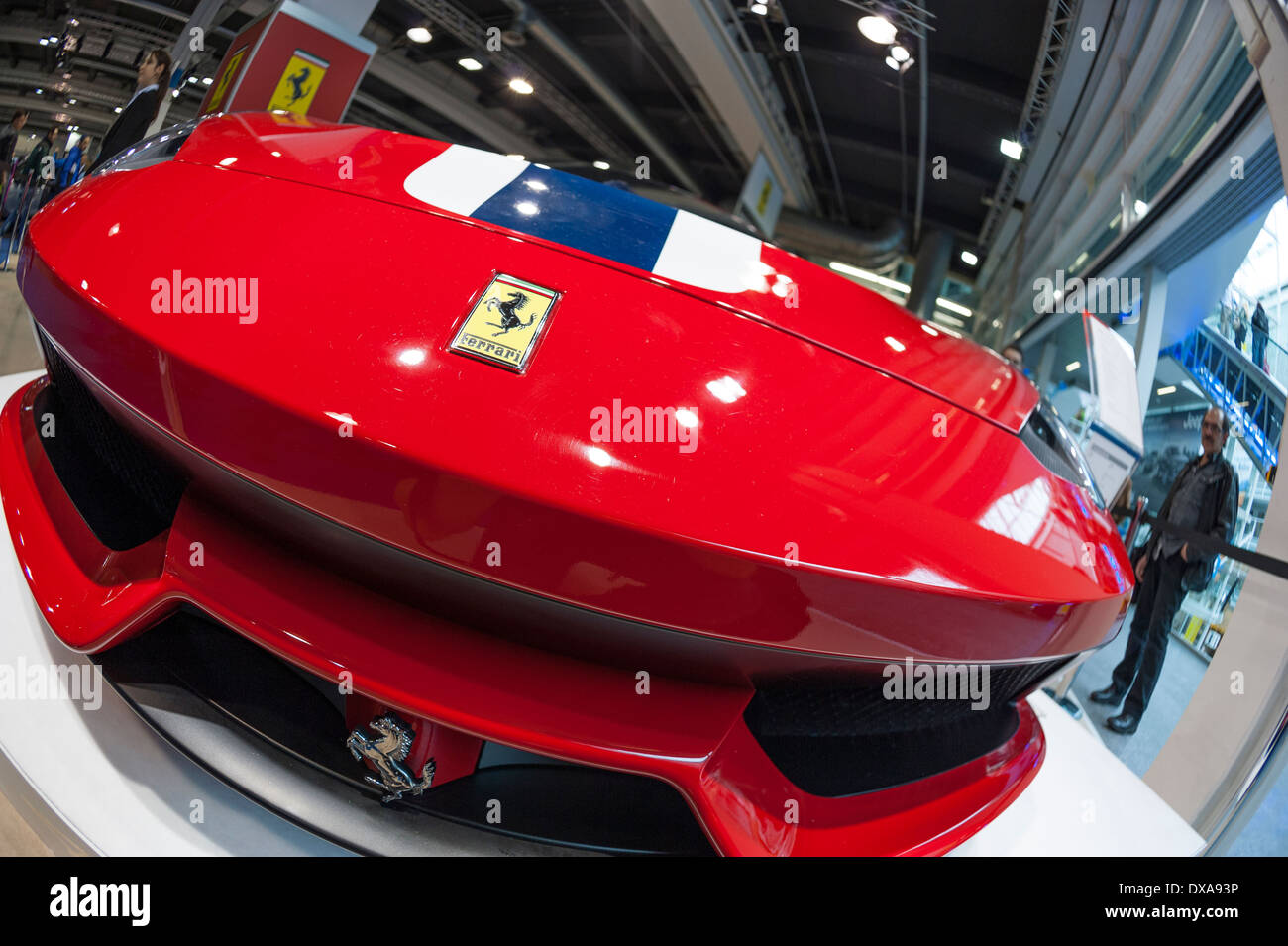 Ferrari F458 Speciale supersportscar espone a Zurigo Motor Show Foto Stock