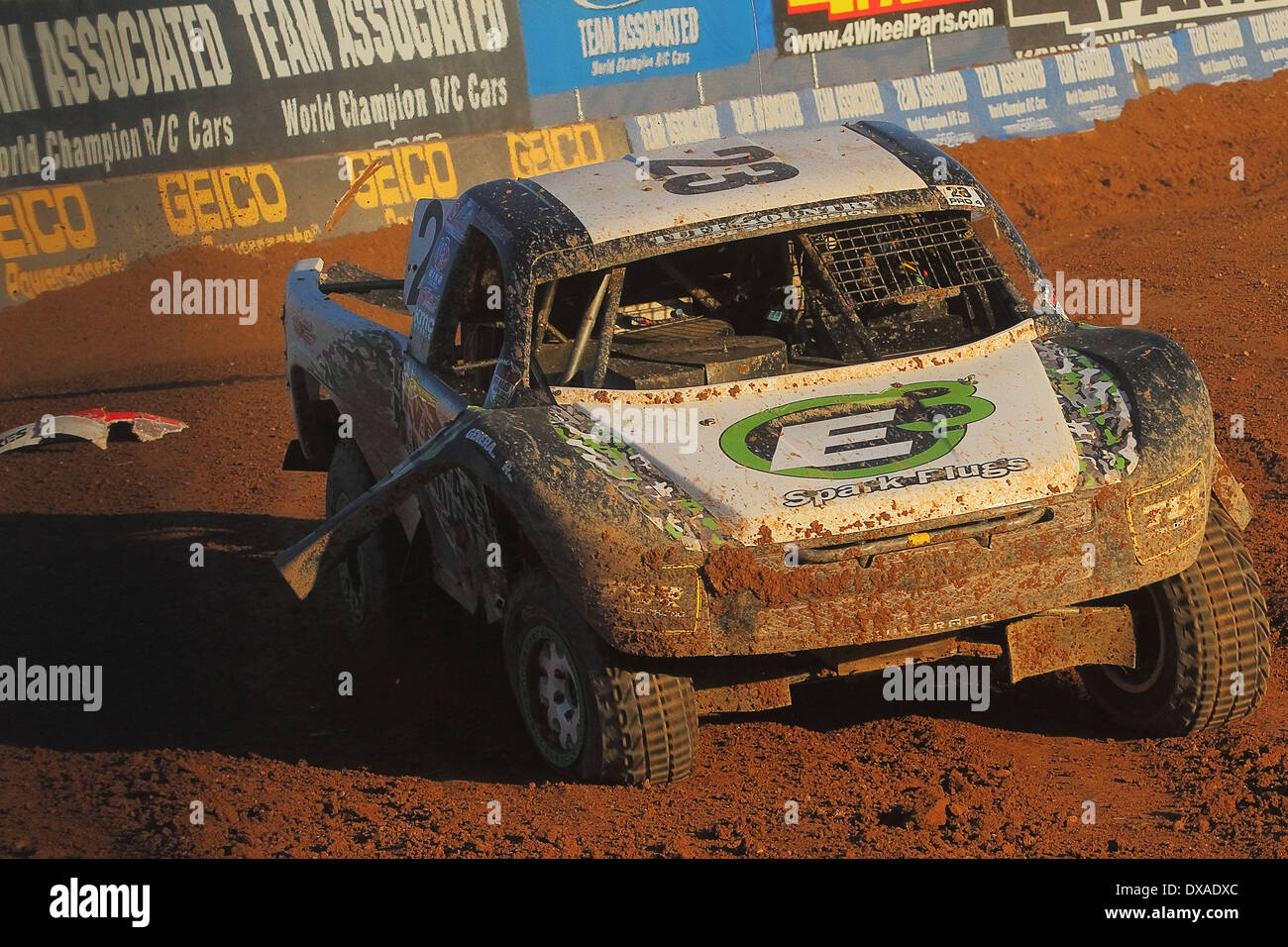 CHANDLER, AZ - Ott 28: Jerry Daugherty (23) alla velocità nel Lucas Oil Off Road racing serie Challenge Cup il 28 ottobre 2012. Foto Stock