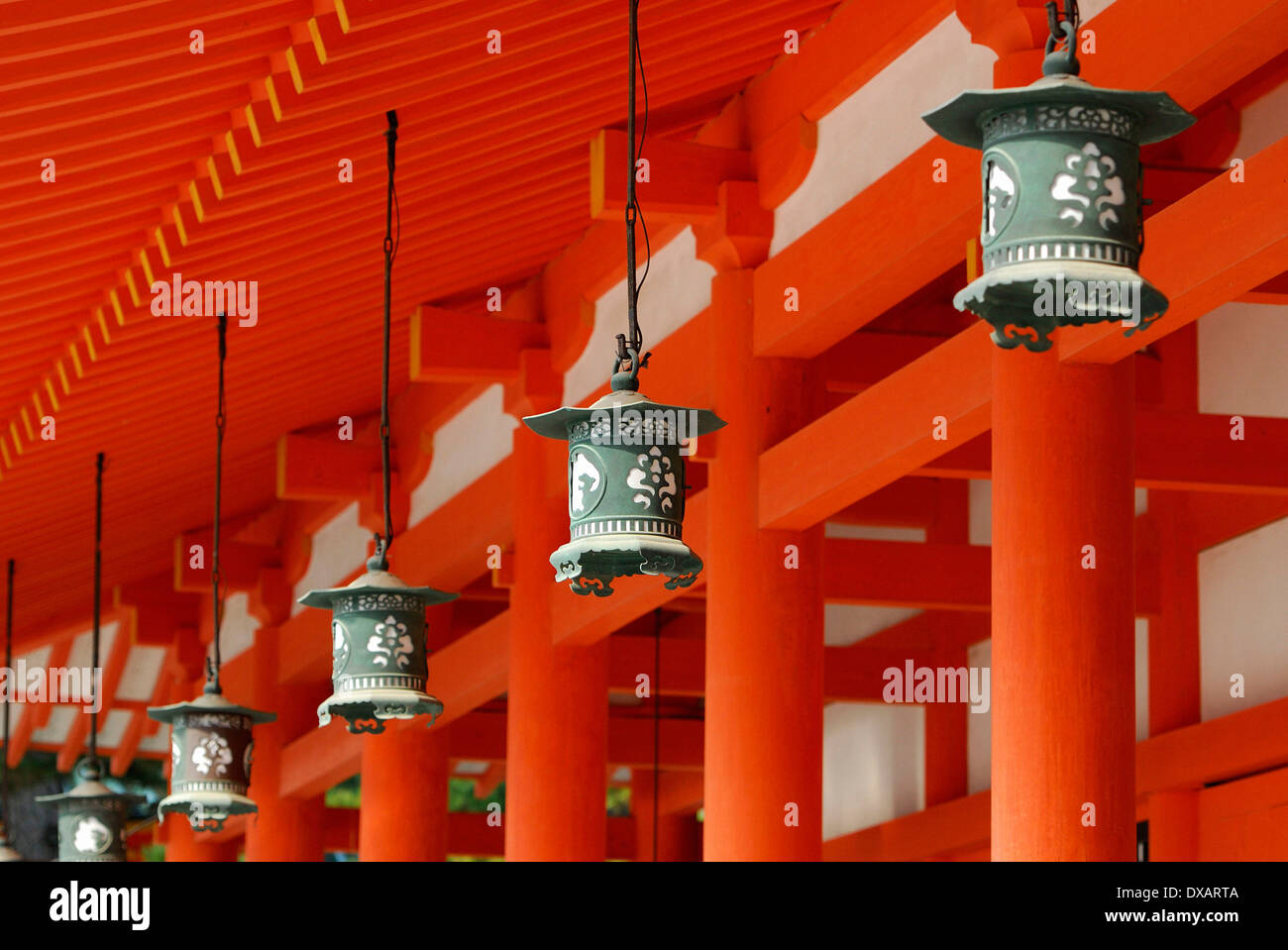 Di Heian jingu, Kyoto Foto Stock