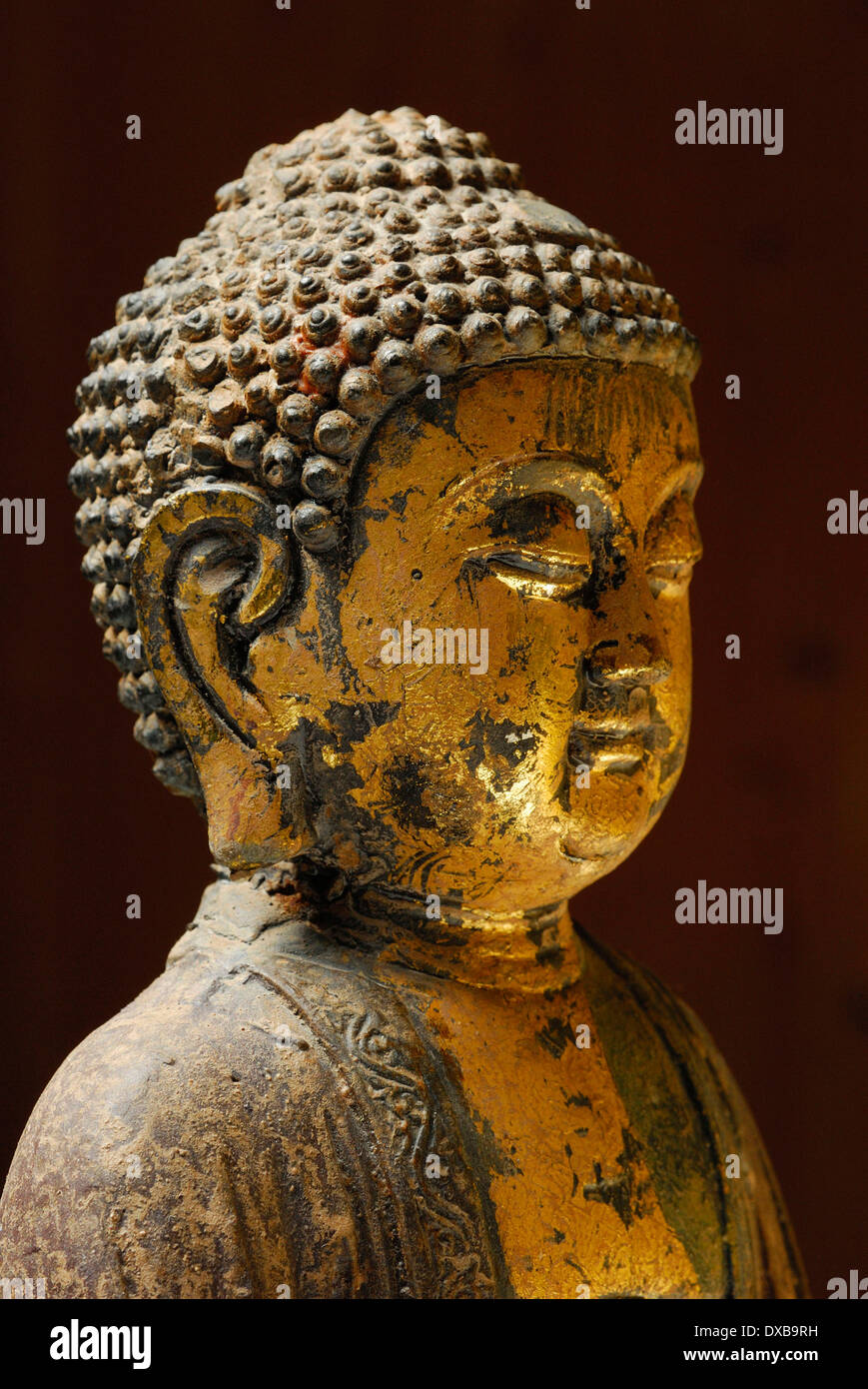 Scultura di Buddha Foto Stock