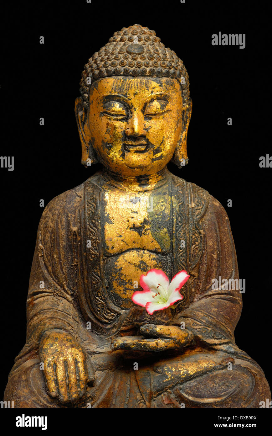 Scultura di Buddha Foto Stock