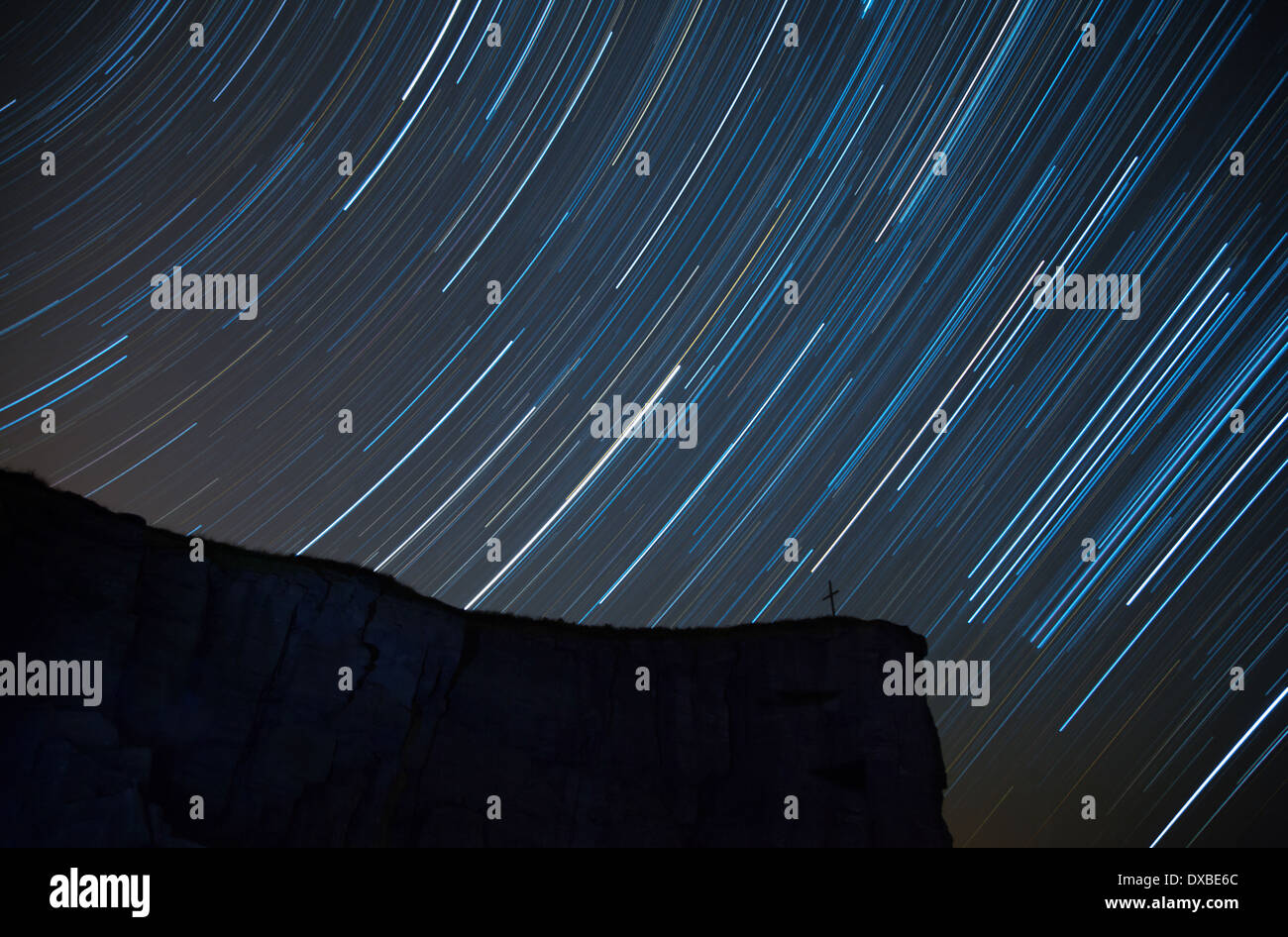 Tracce di stelle Foto Stock