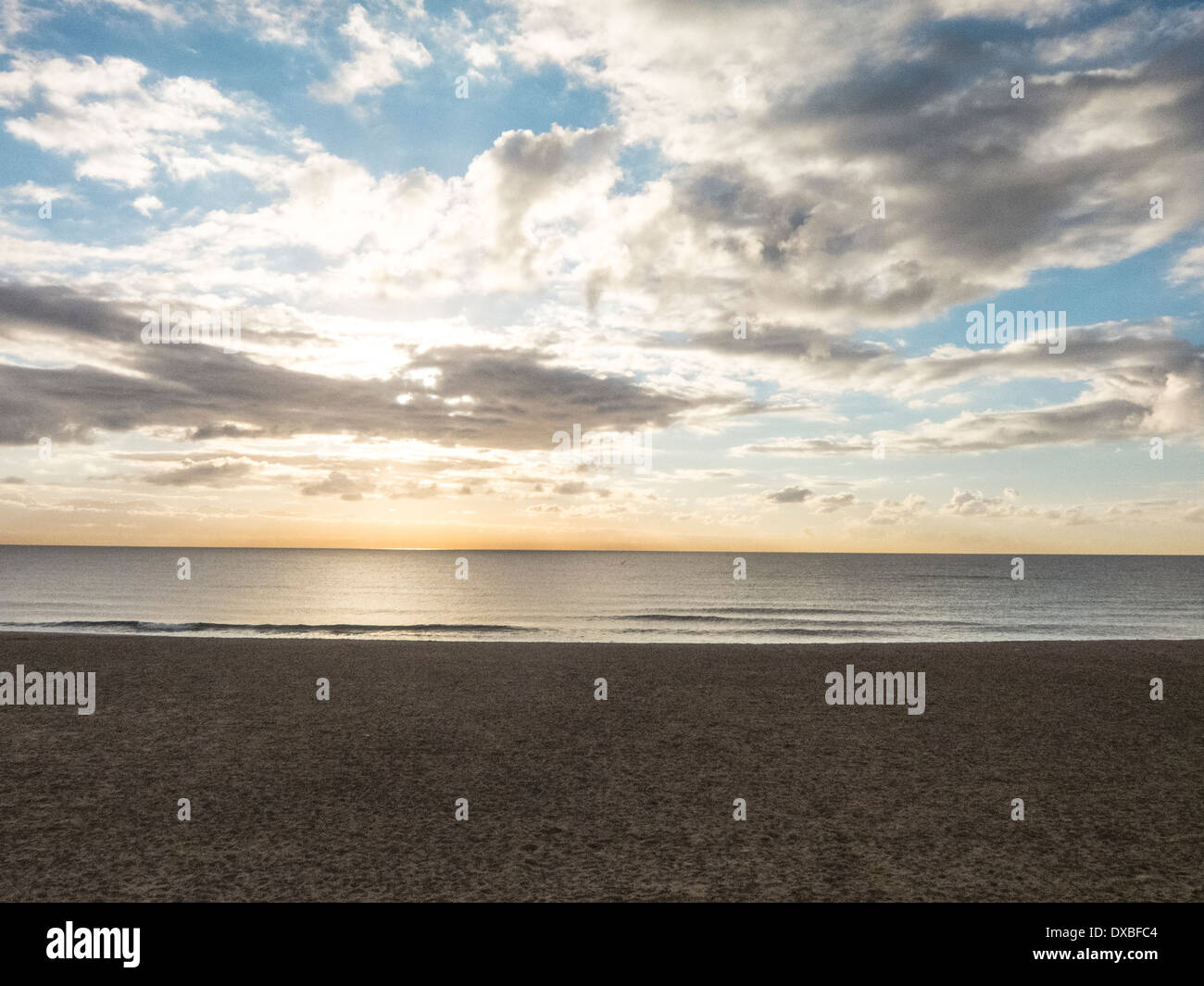 L'Europa, Spagna, Barcellona, Spiaggia Foto Stock