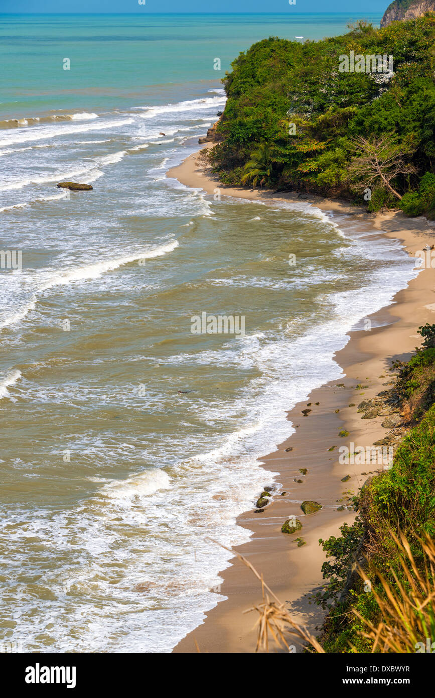 Incontaminate spiagge deserte vicino alla città di Palomino de La Guajira, Colombia Foto Stock