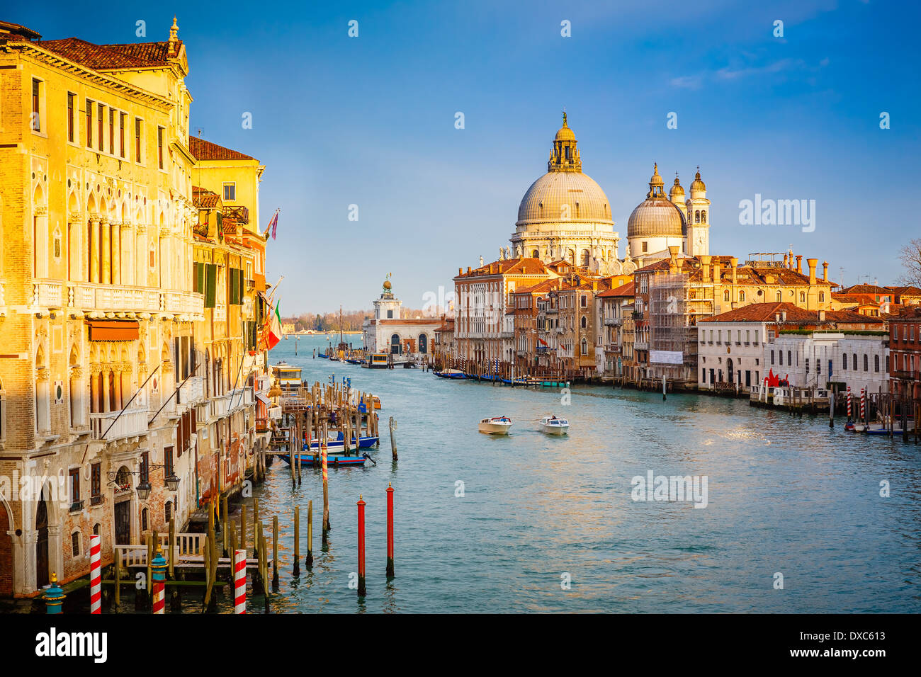 Venezia a sera soleggiato Foto Stock