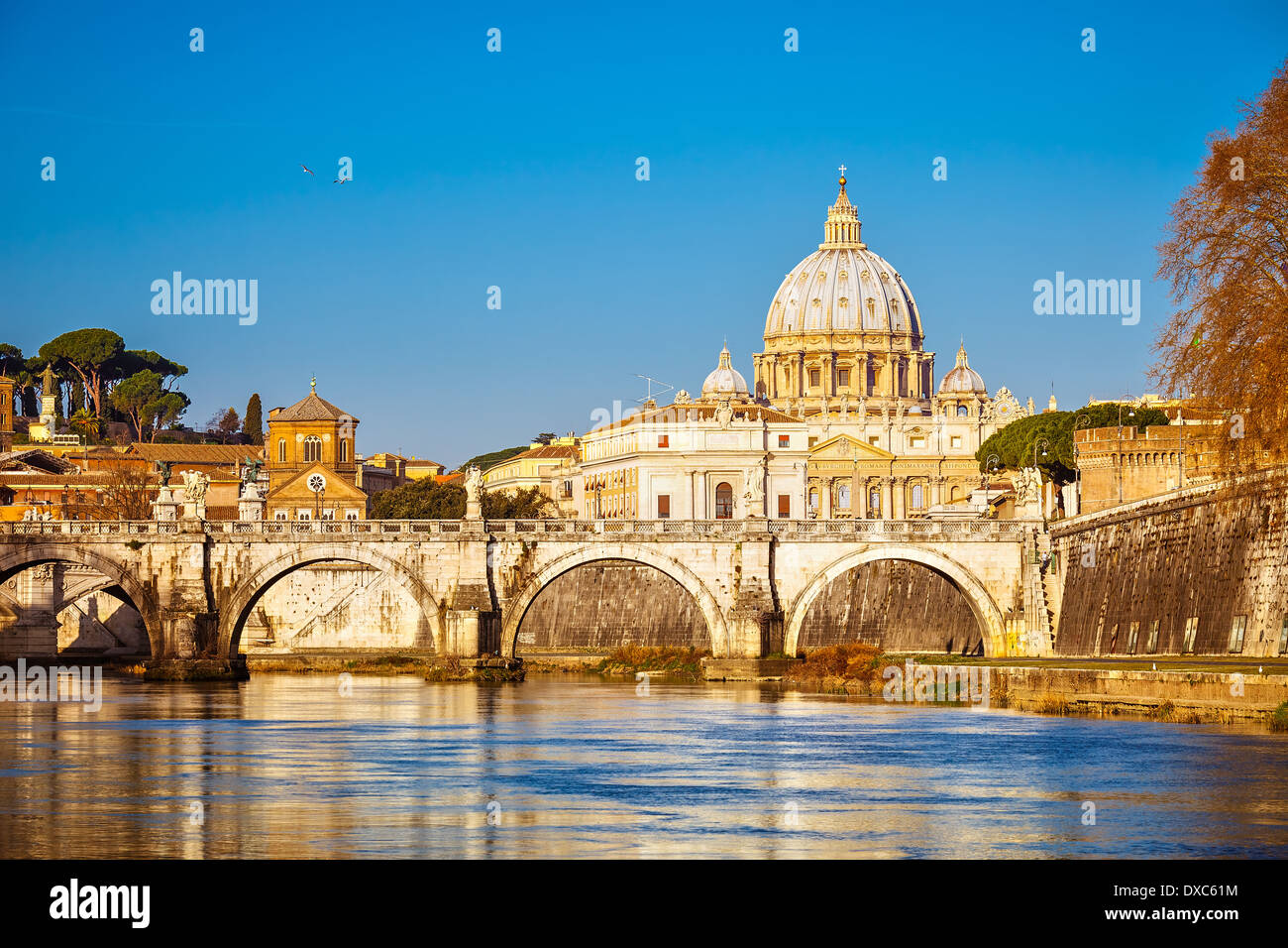 La cattedrale di San Pietro a Roma Foto Stock