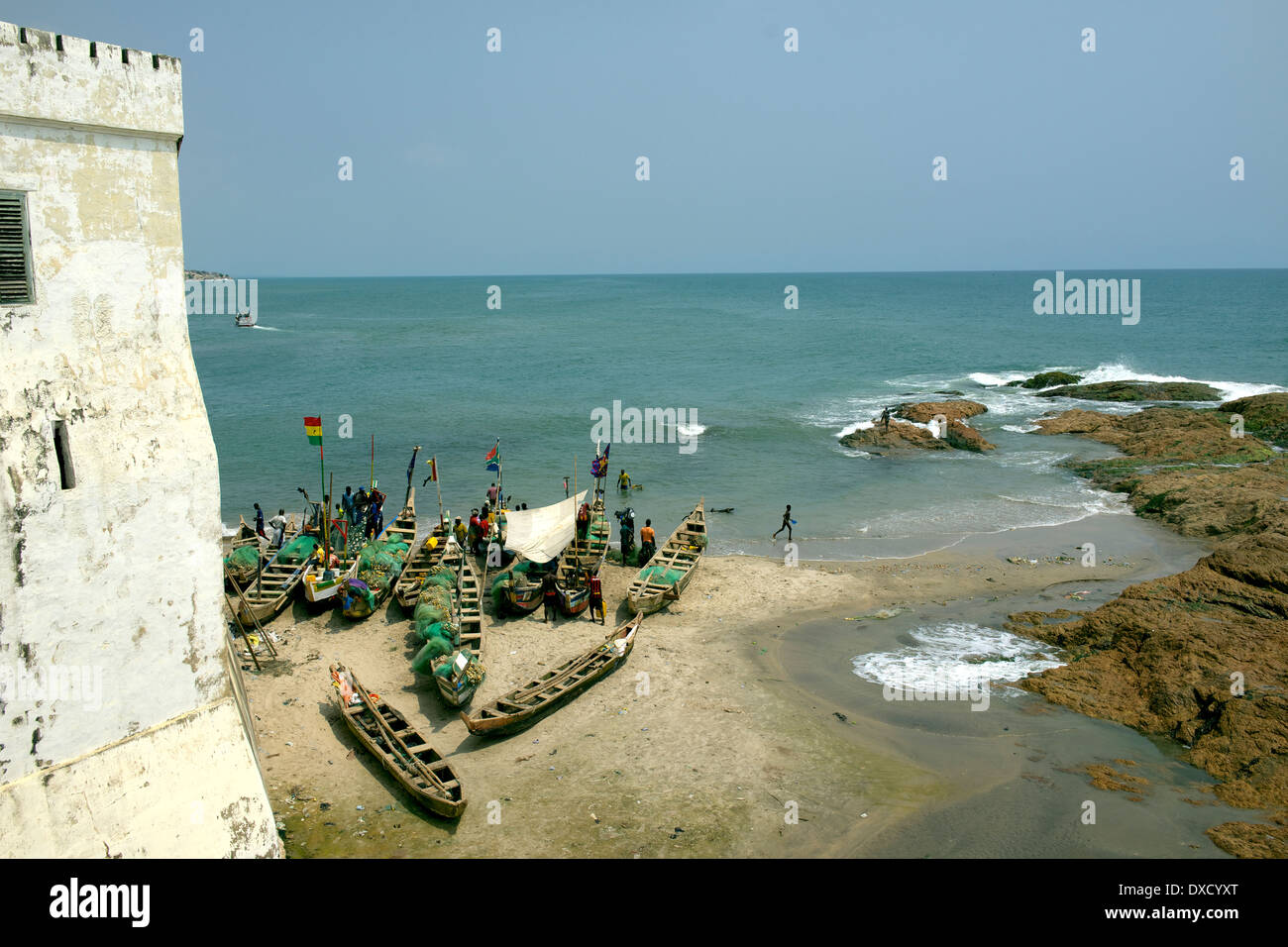 Schiavo fortezza a Cape Coast in Ghana Foto Stock
