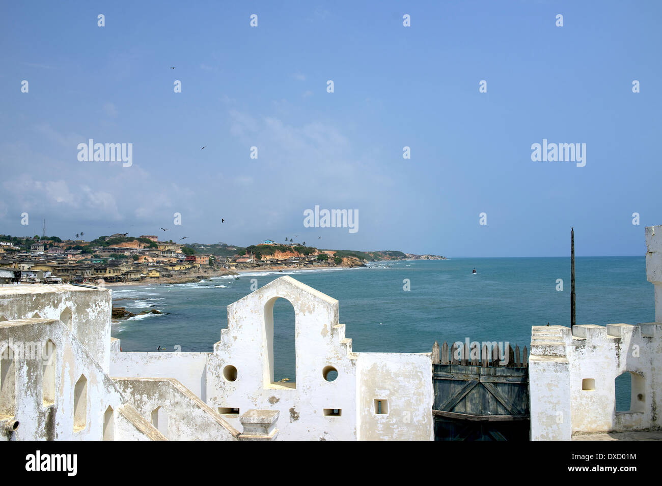Schiavo fortezza a Cape Coast in Ghana Foto Stock