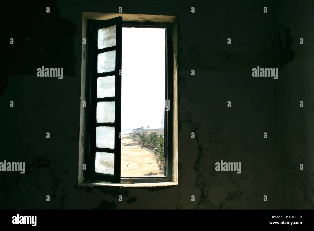 Schiavo fortezza a Cape Coast in Ghana Foto Stock