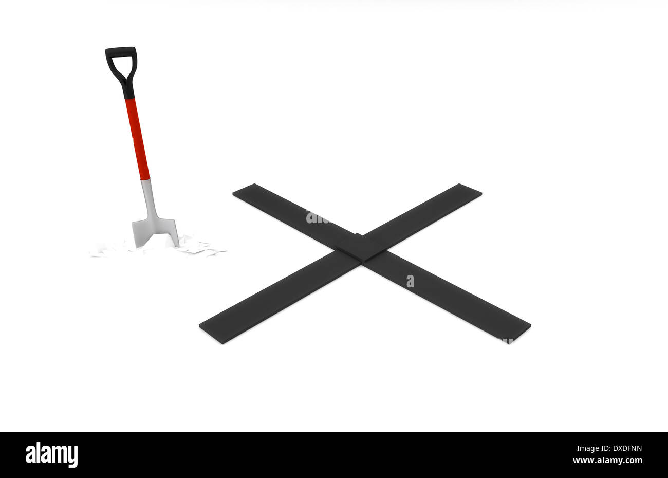 Detto popolare illustrazione resa su uno sfondo bianco. Foto Stock