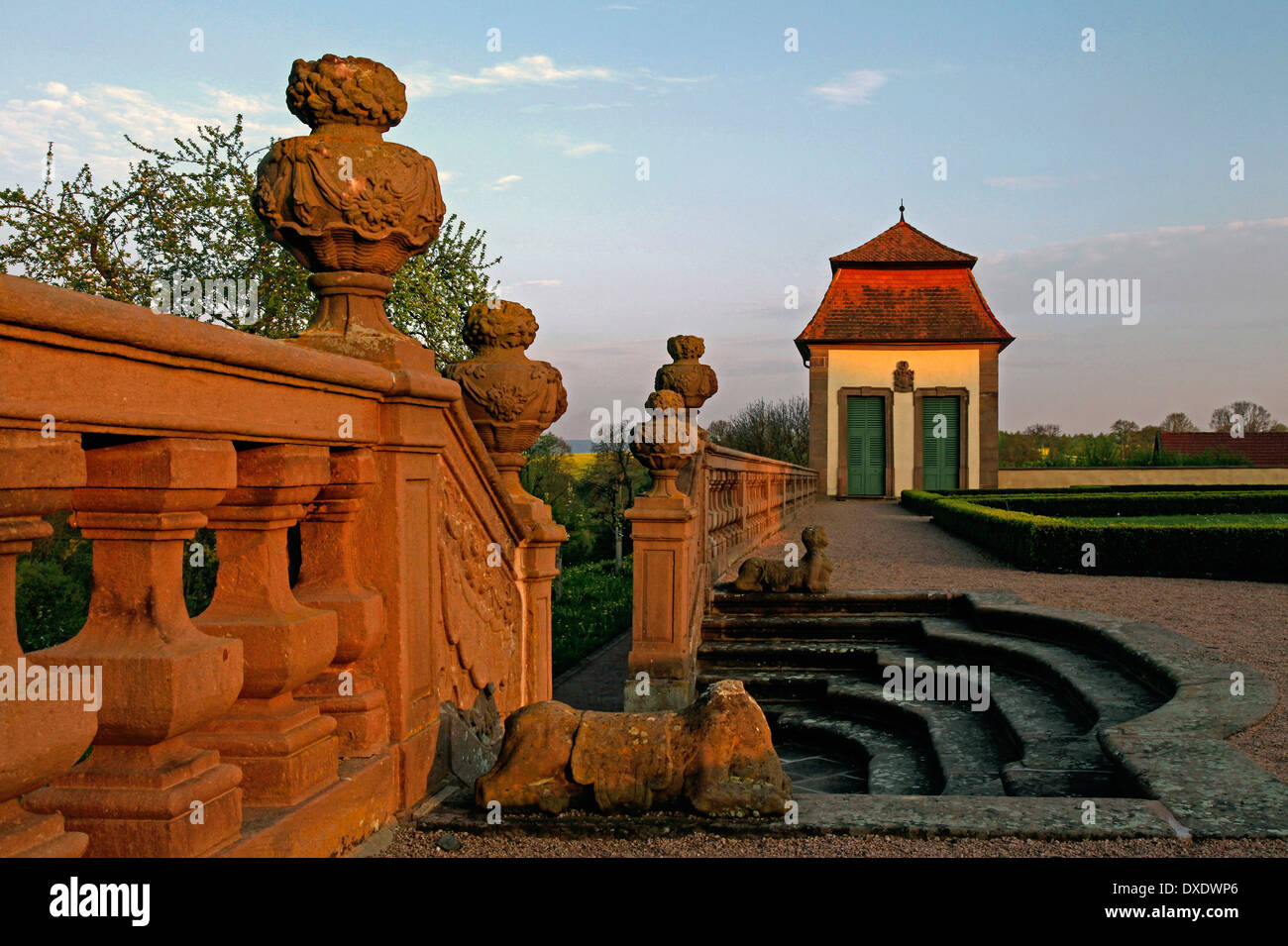 Monastero Johannesberg, Fulda Foto Stock