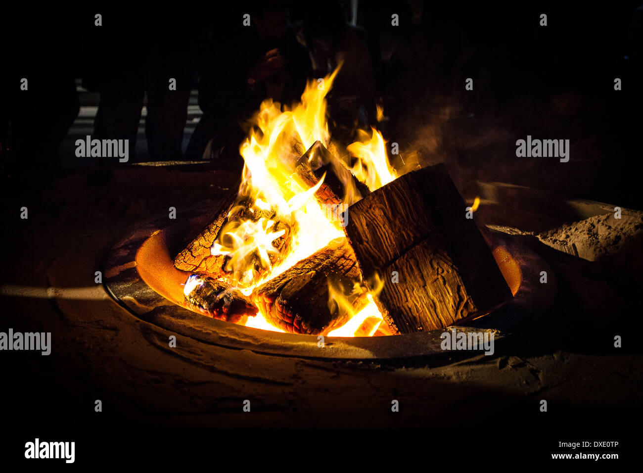 Caldo caminetto Foto Stock