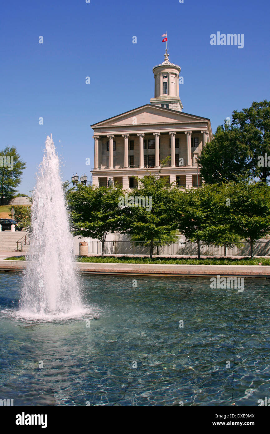 Tennesse State Capitol, Nashville, Tennessee, Stati Uniti d'America Foto Stock