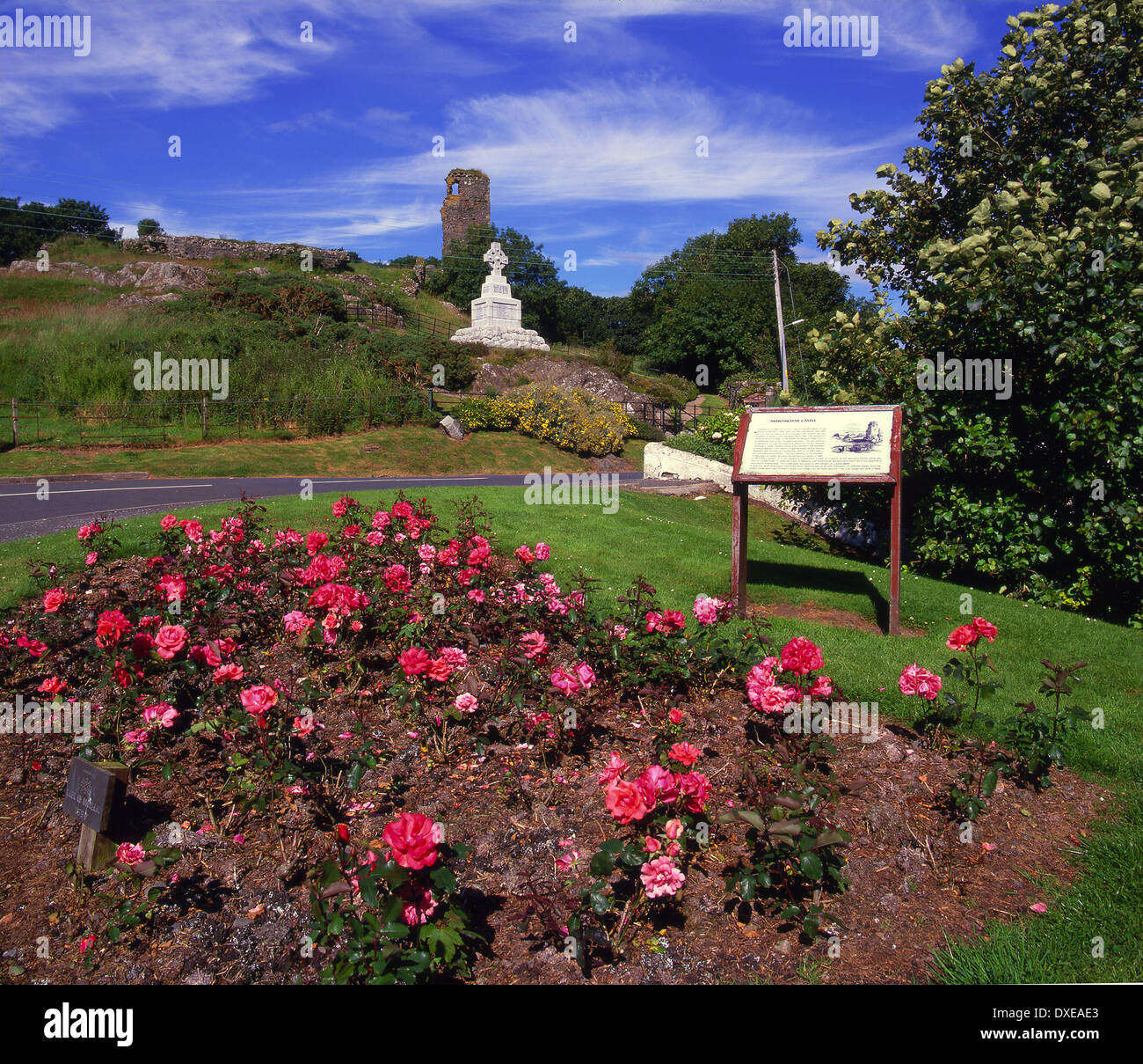 Il castello di Ardstinchar, Ayrshire Foto Stock