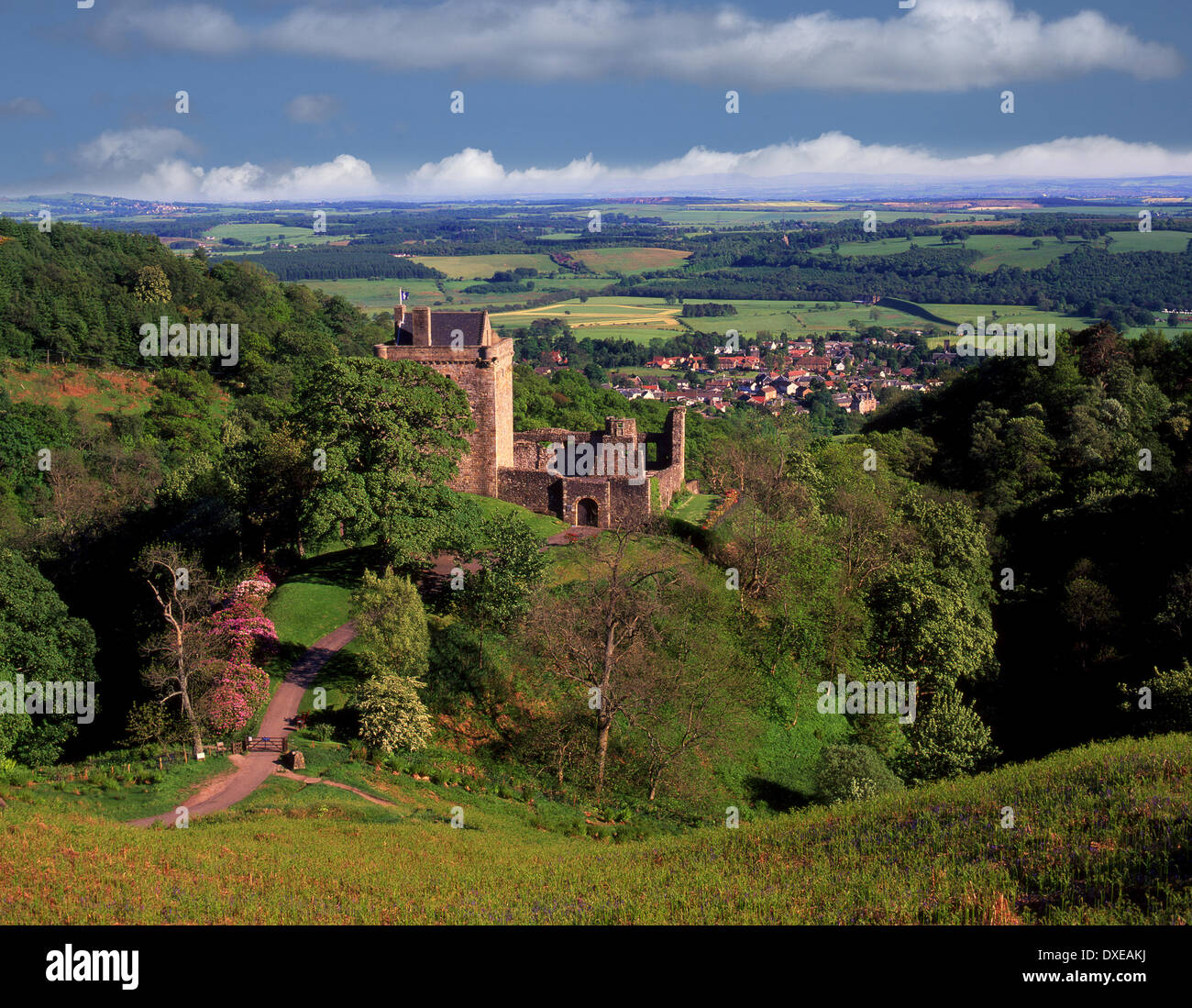 Castle Campbell in Dollar Glen,Dollar,stirlingshire. Foto Stock