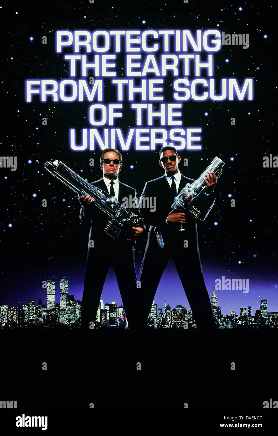Men in Black Foto Stock