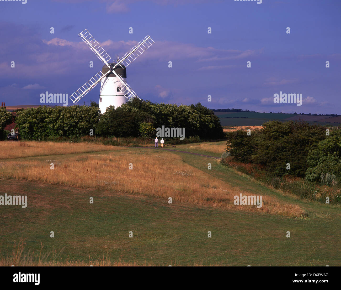 Mulino a vento in East Sussex England, Foto Stock