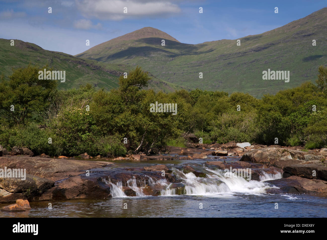 Estate in scena a Glen More, Isle of Mull, Argyll Foto Stock